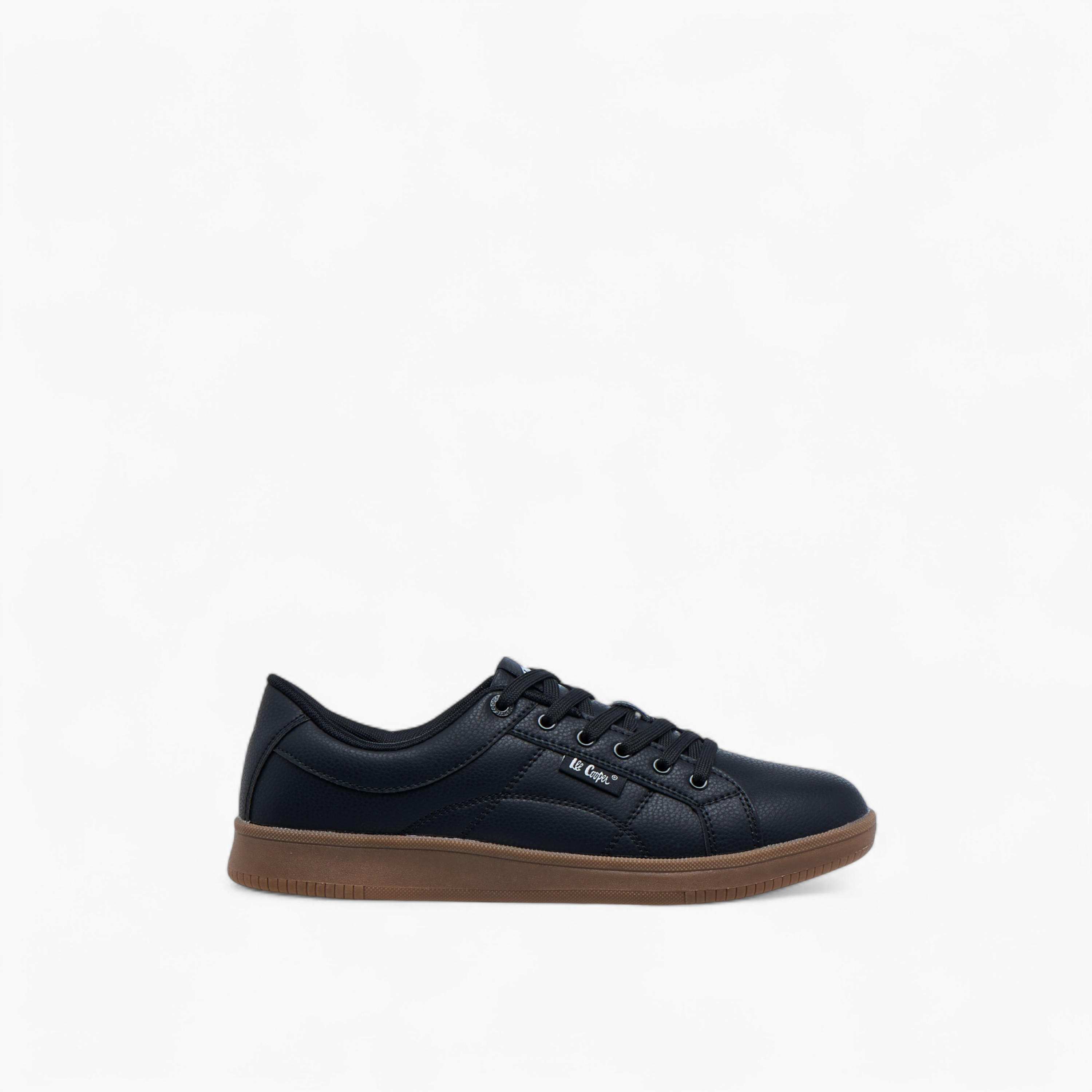 Lee Cooper Men's Solid Lace-Up Sneakers-men-shoes-sneakers-image-3