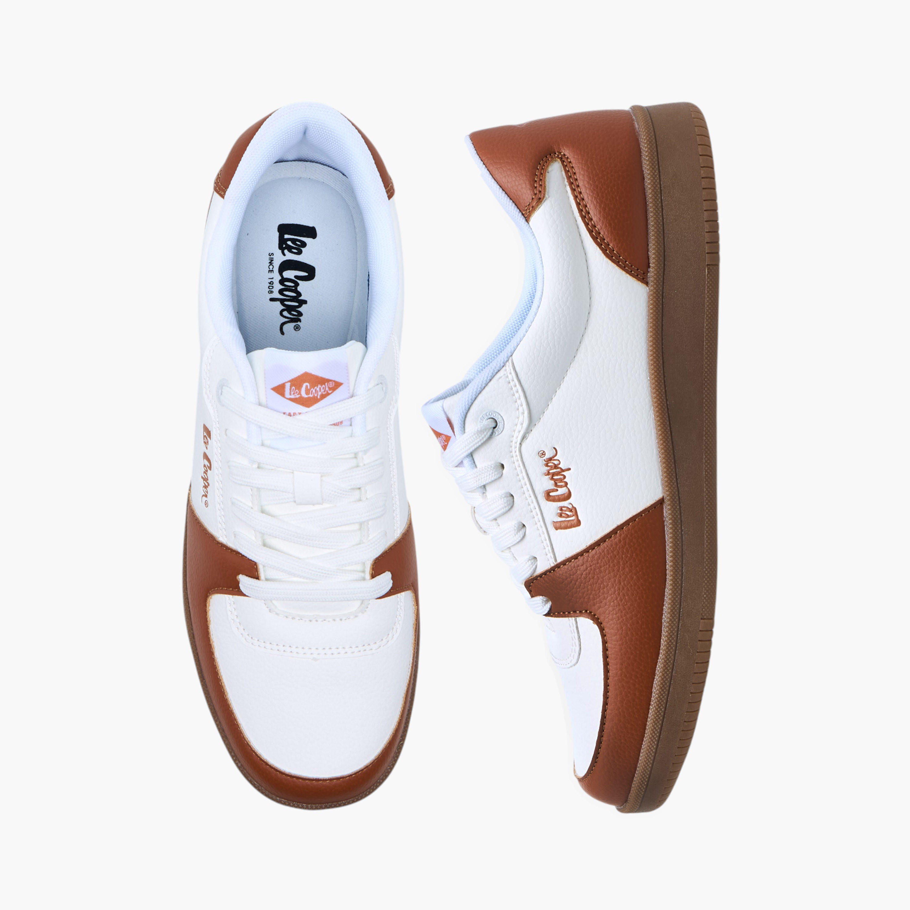 Lee Cooper Men's Colourblock Lace-Up Sneakers-men-shoes-sneakers-image-1