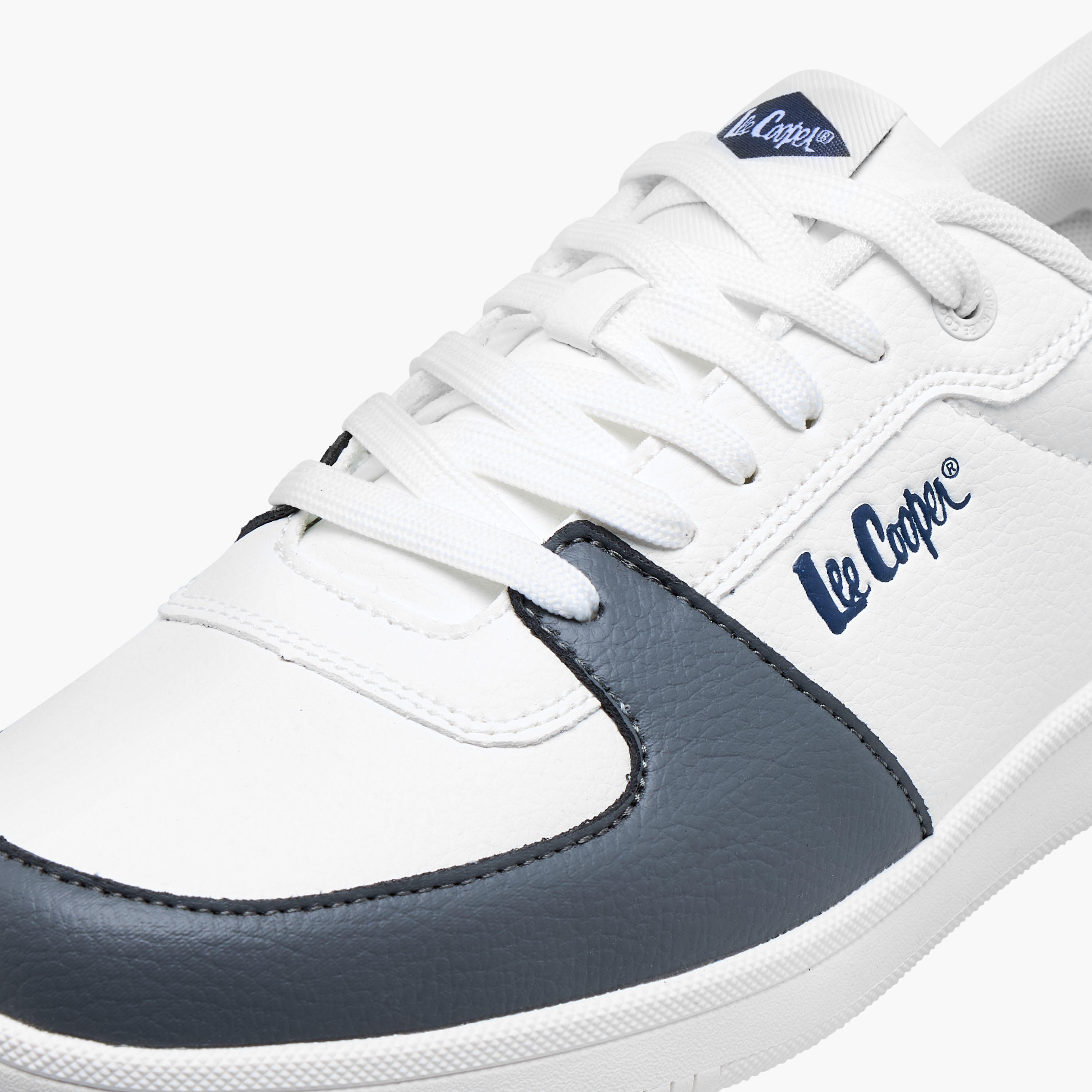 Lee Cooper Men's Colourblock Lace-Up Sneakers-men-shoes-sneakers-image-4
