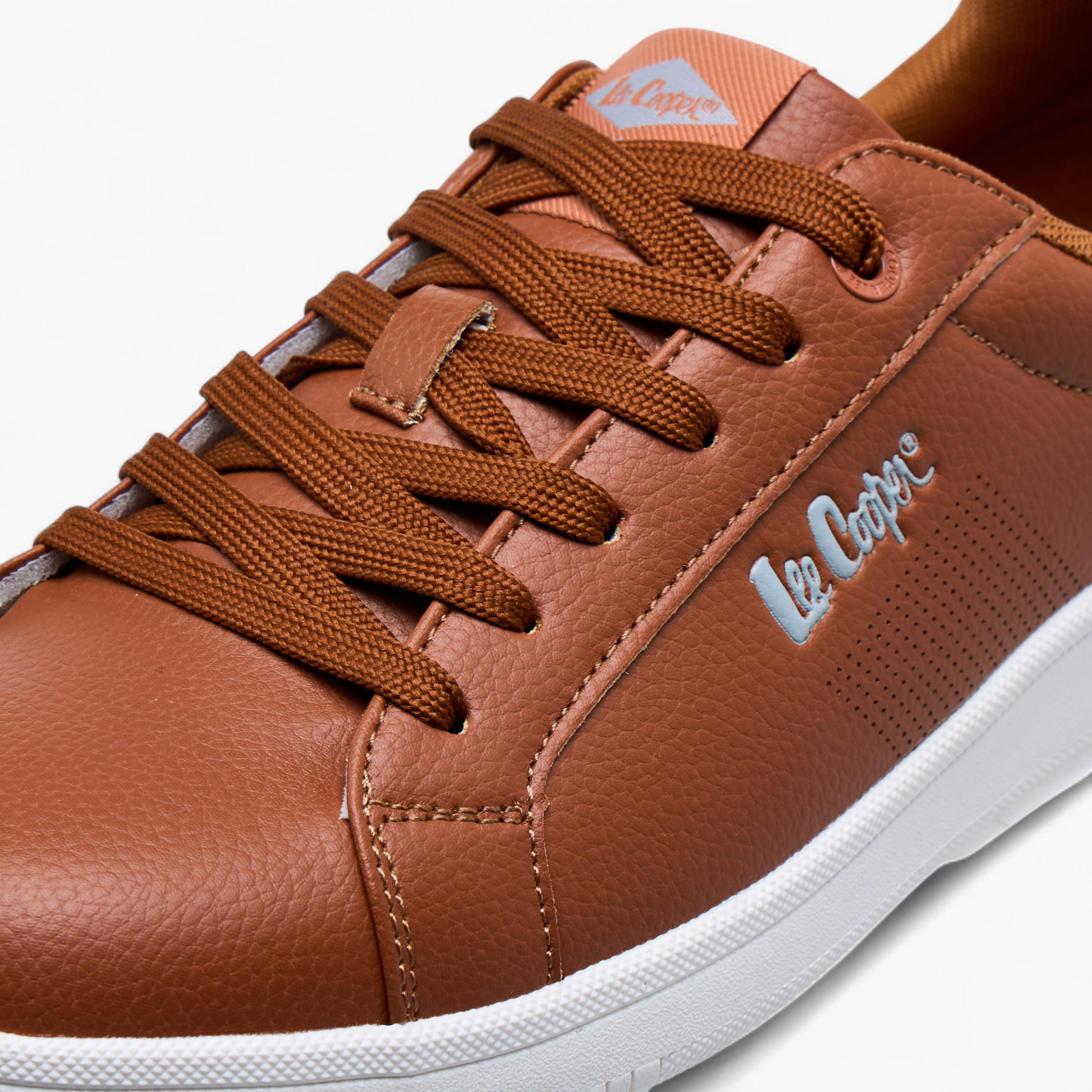 Lee Cooper Men's Panelled Lace-Up Sneakers-men-shoes-sneakers-image-4