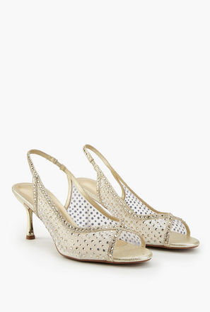 Flora Bella Embellished Slingback Peep-Toe Sandals with Stiletto Heels-women-shoes-sandals-image-1