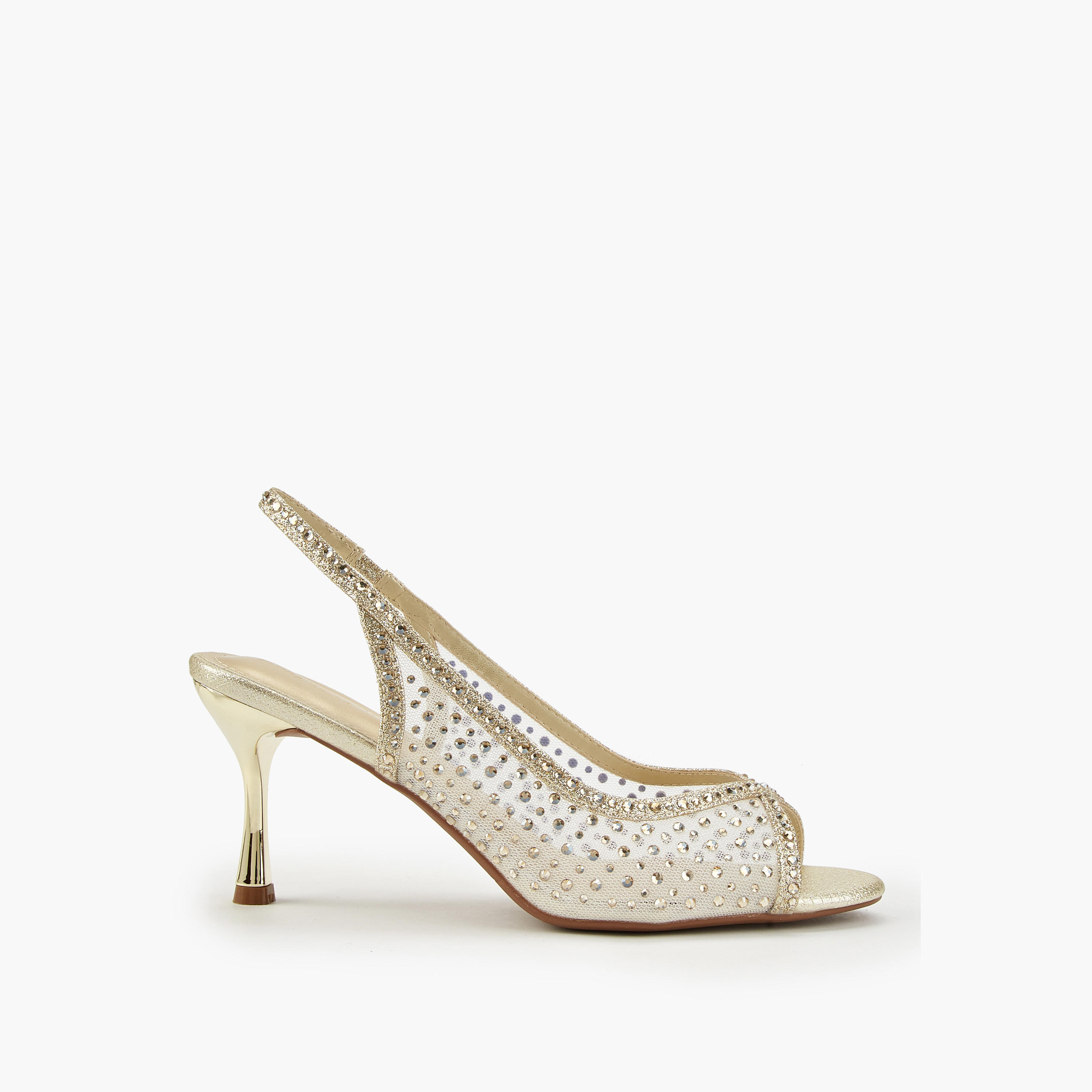 Flora Bella Embellished Slingback Peep-Toe Sandals with Stiletto Heels-women-shoes-sandals-heeled-image-2