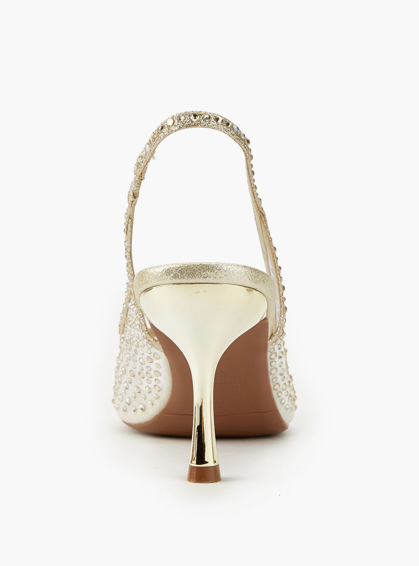 Flora Bella Embellished Slingback Peep-Toe Sandals with Stiletto Heels-women-shoes-sandals-heeled-image-5