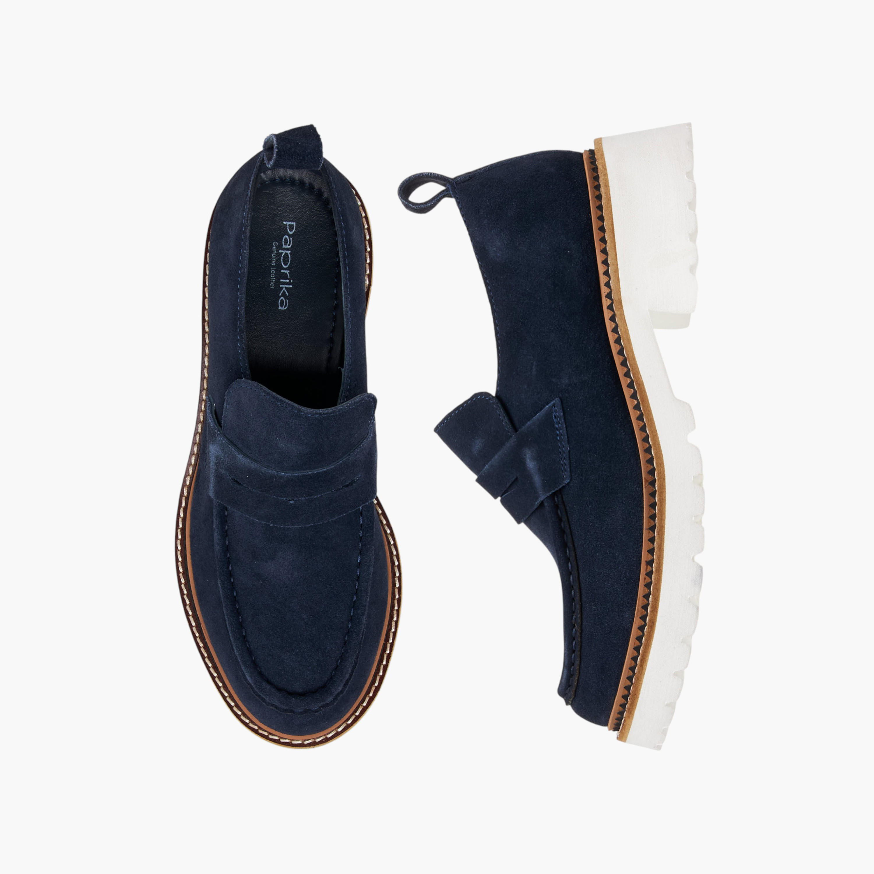Paprika Women Slip-On Leather Loafers-women-shoes-loafersandmoccasins-image-1