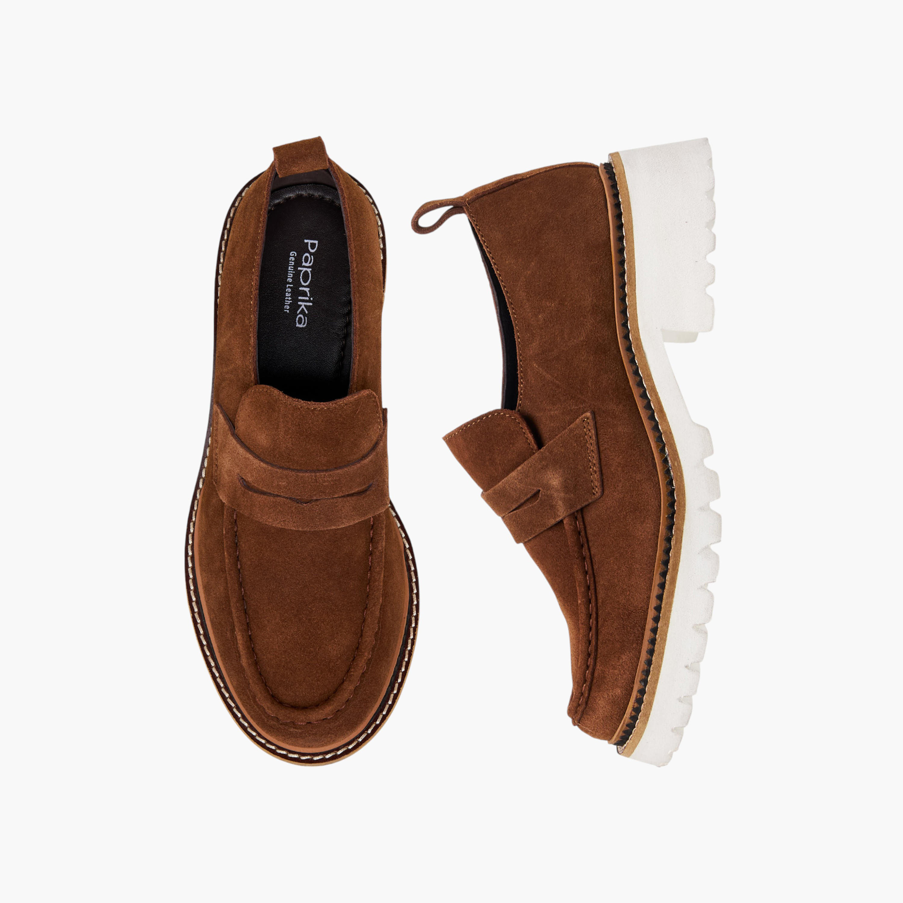 Paprika Women Slip-On Leather Loafers-women-shoes-loafersandmoccasins-image-1
