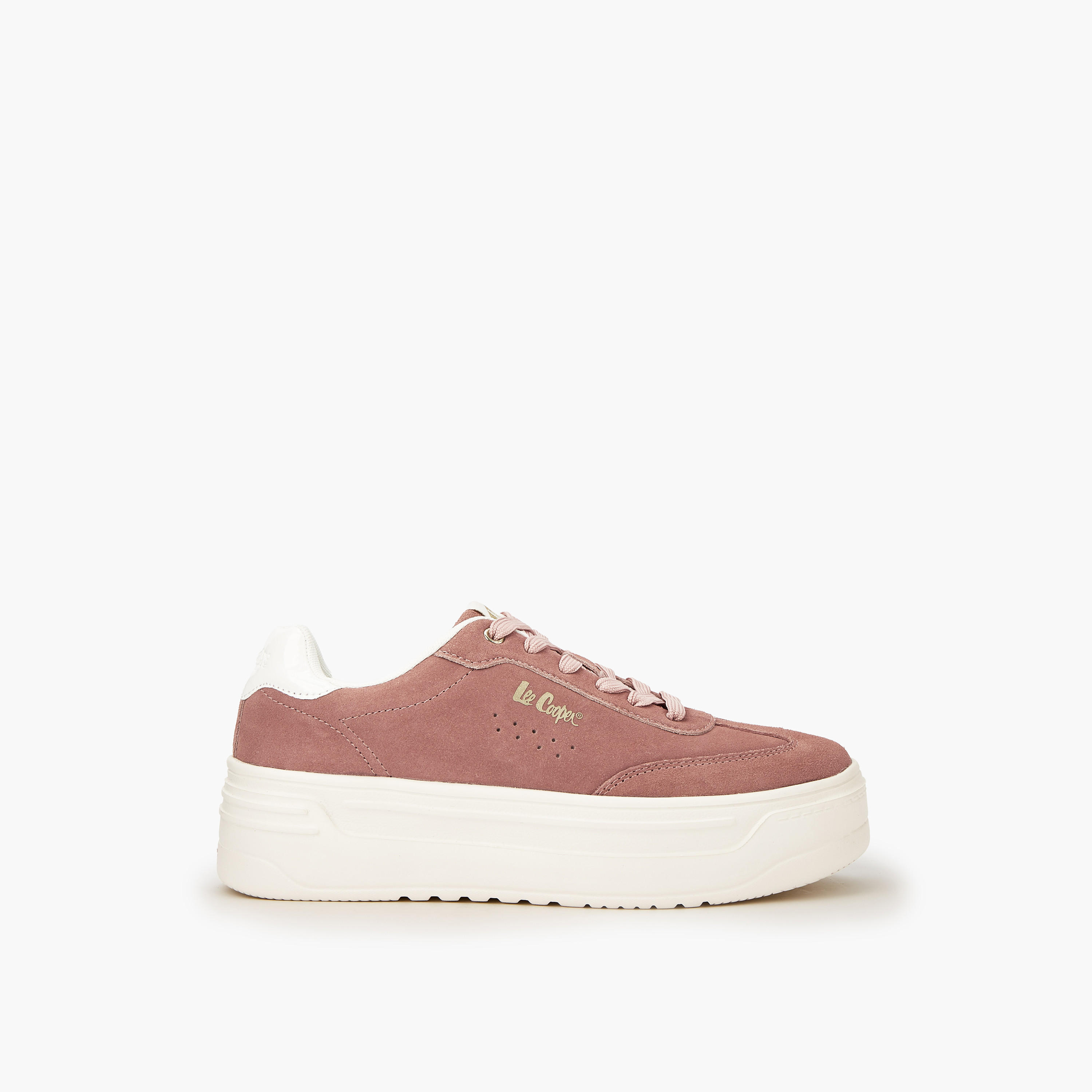 Lee Cooper Women's Panelled Lace-Up Sneakers-women-shoes-sneakers-image-3