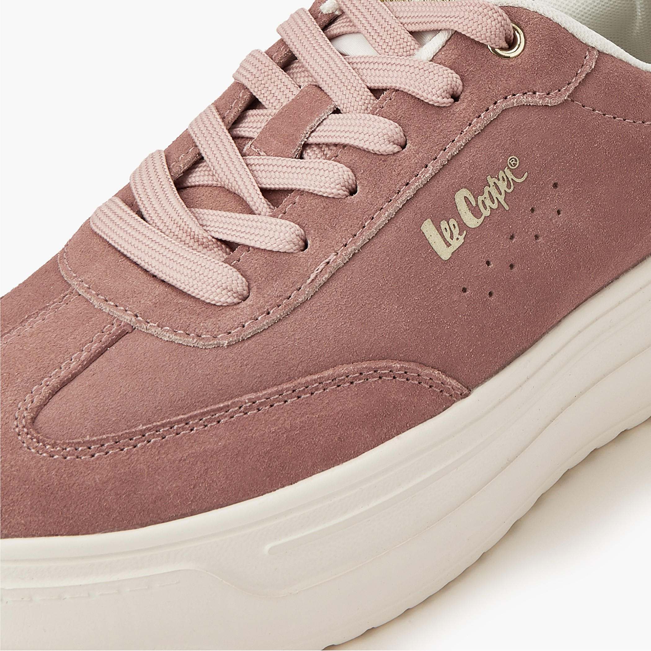 Lee Cooper Women's Panelled Lace-Up Sneakers-women-shoes-sneakers-image-4
