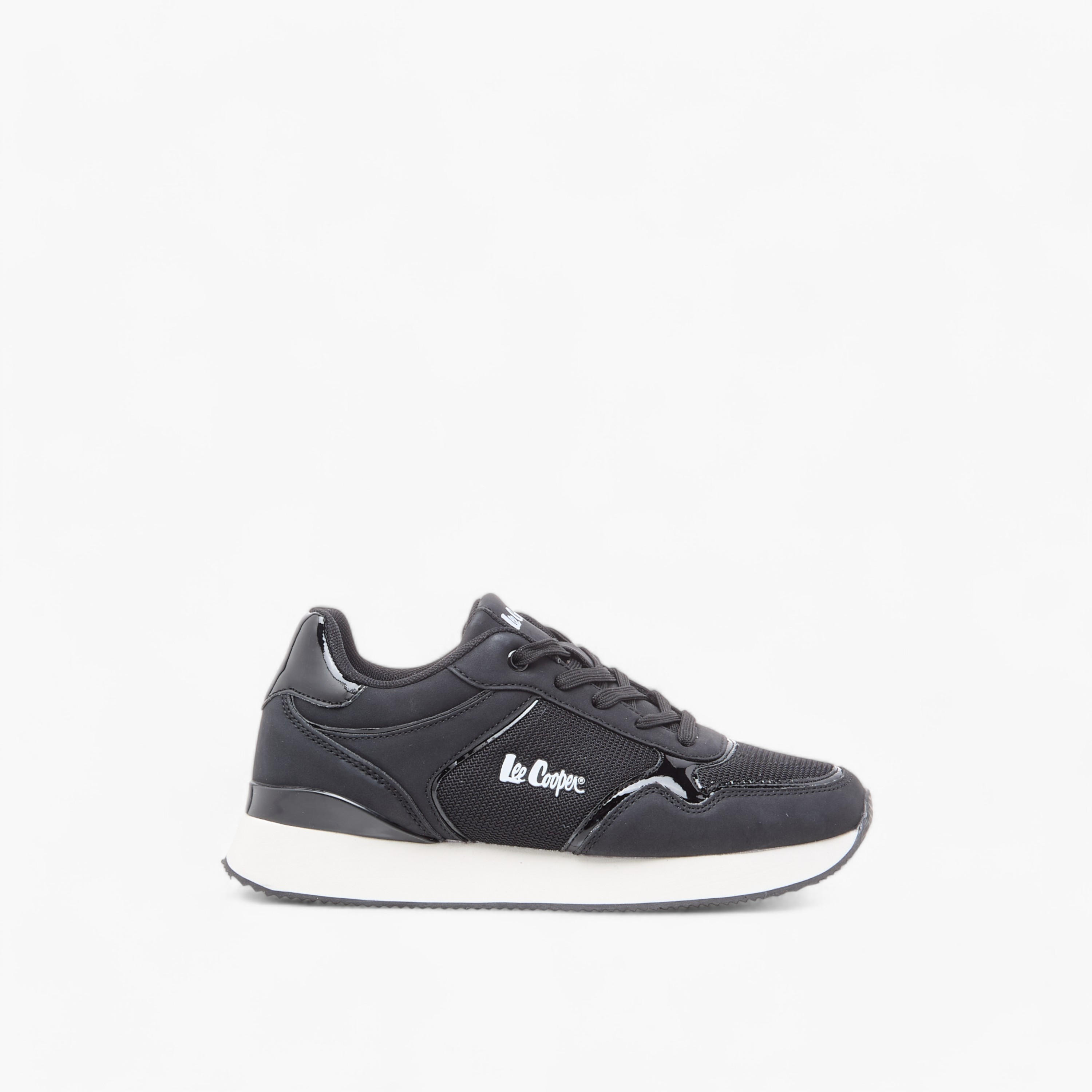 Lee Cooper Women's Mesh Sneakers with Lace-Up Closure-women-shoes-sneakers-image-3