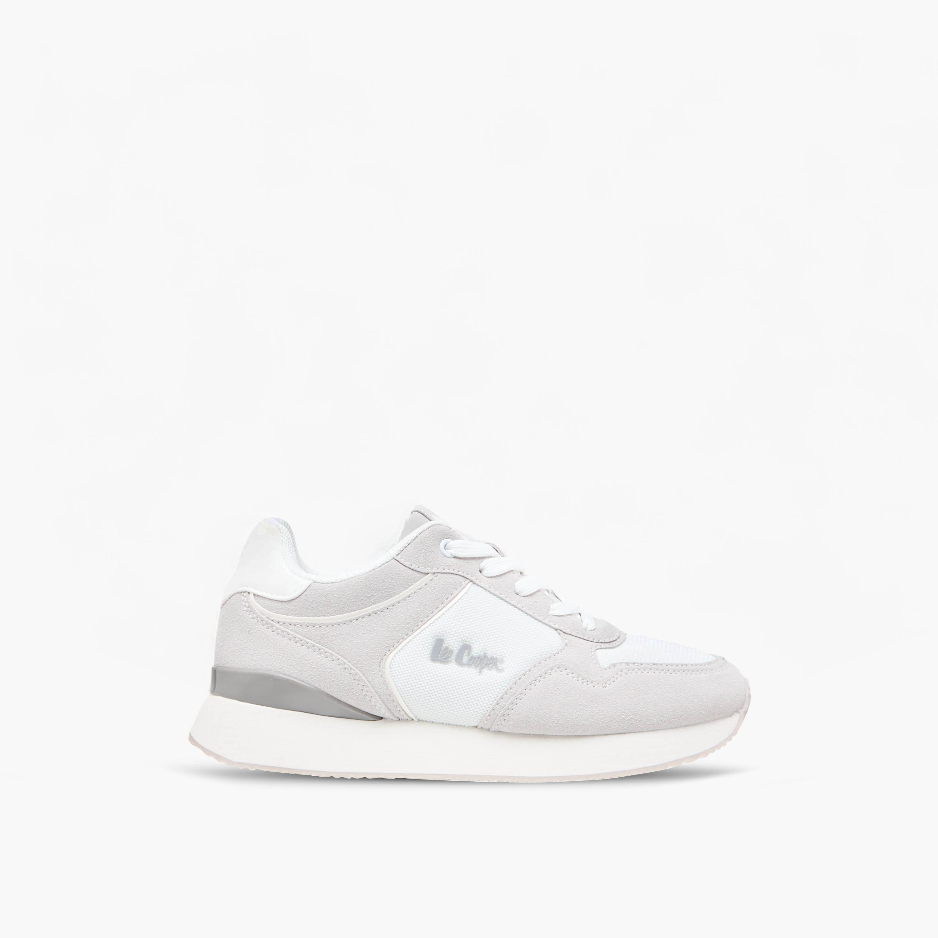 Lee Cooper Women's Mesh Sneakers with Lace-Up Closure-women-shoes-sneakers-image-3