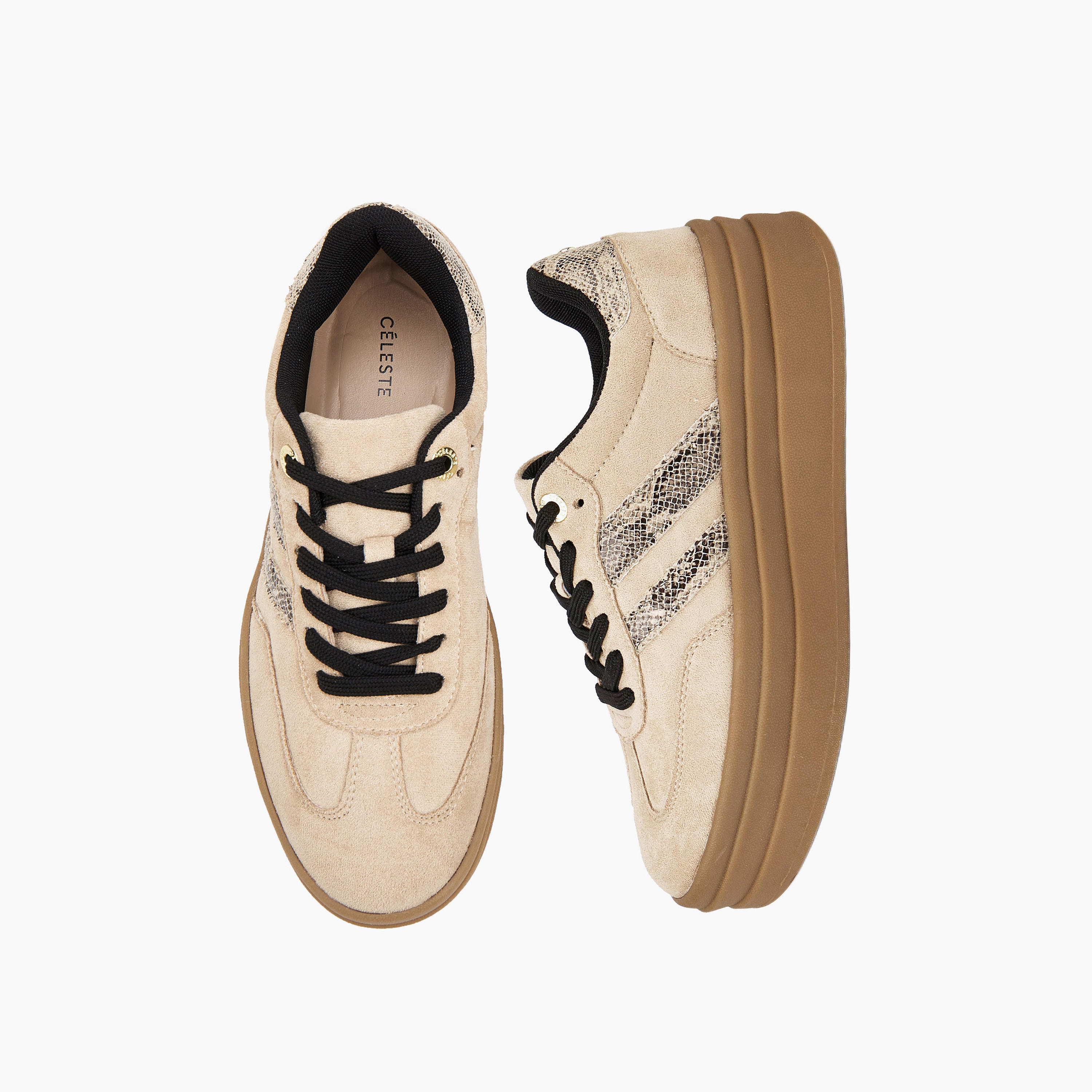 Celeste Women's Panelled Lace-Up Sneakers-women-shoes-sneakers-image-1