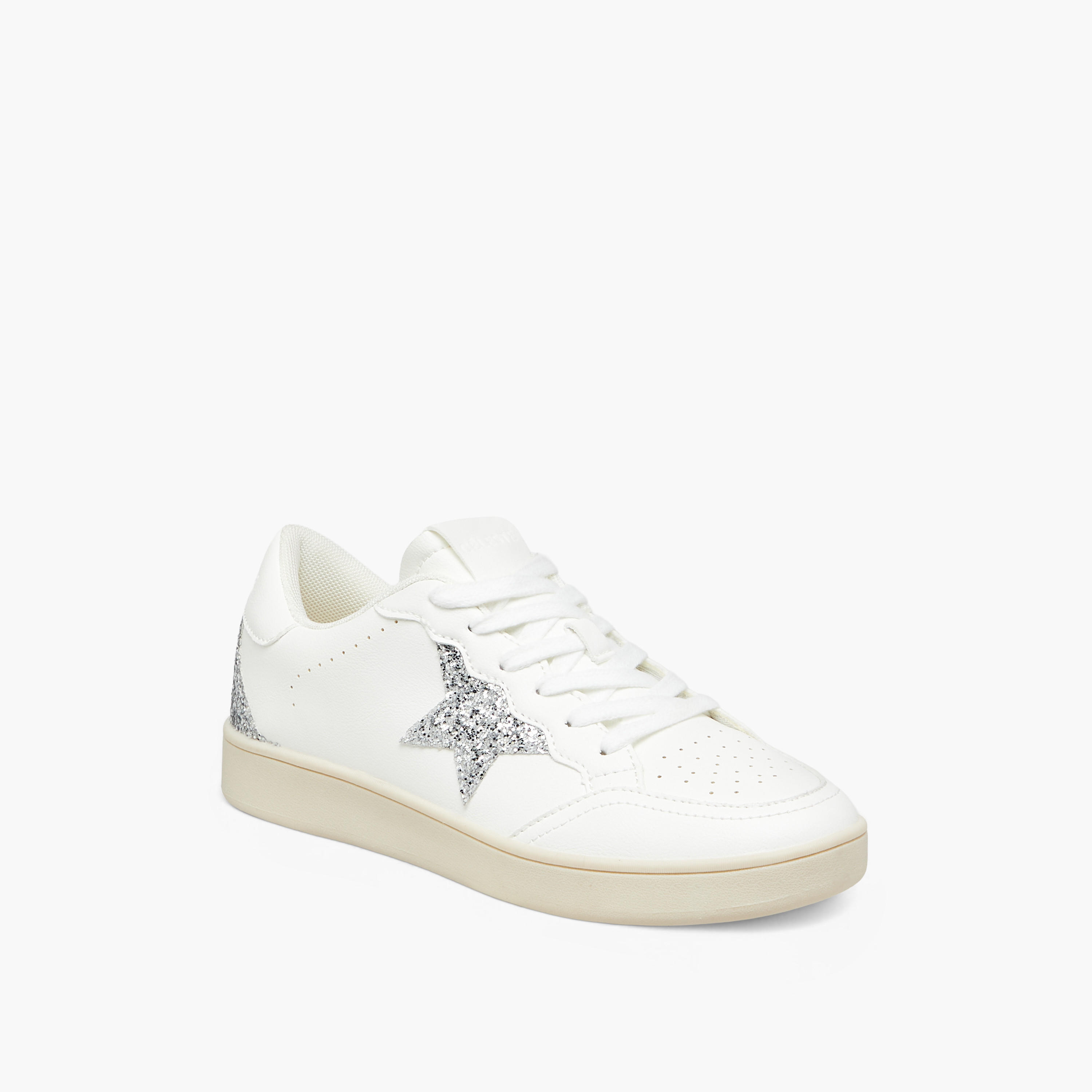 Celeste Women's Star Embellished Sneakers with Lace-Up Closure-women-shoes-sneakers-image-2