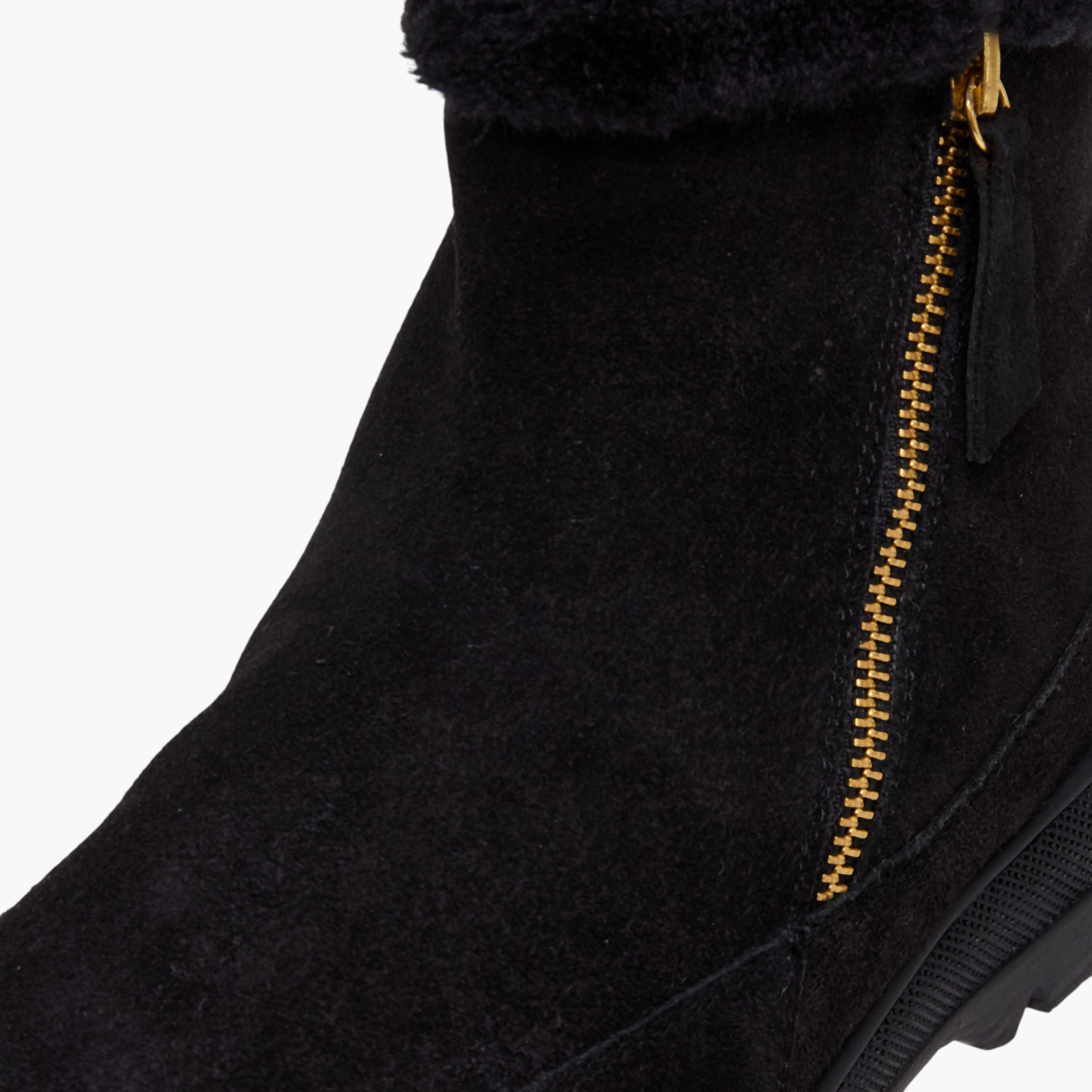 Paprika Women's Faux Fur Ankle Boots-women-shoes-boots-image-4