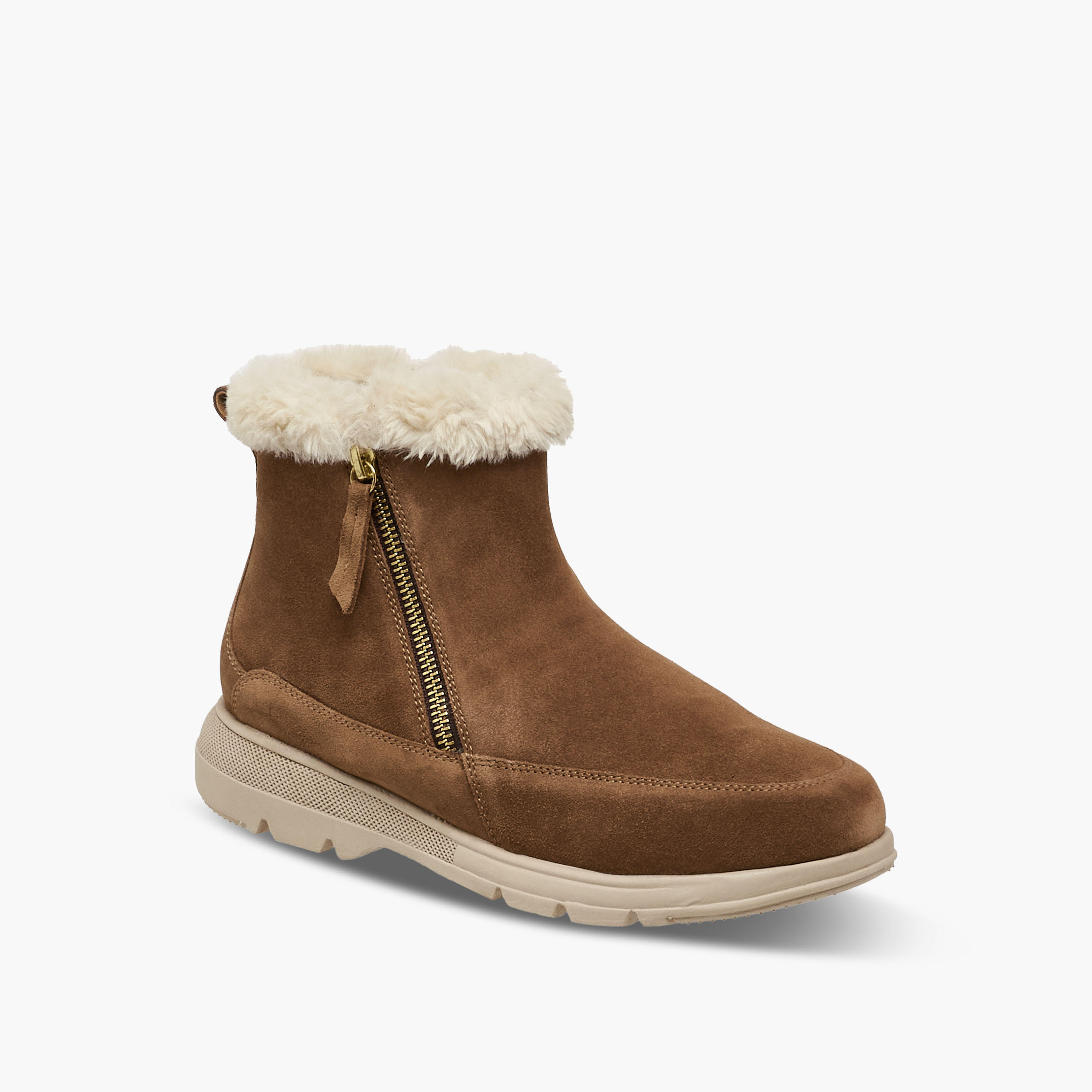 Paprika Women's Faux Fur Ankle Boots-women-shoes-boots-image-2
