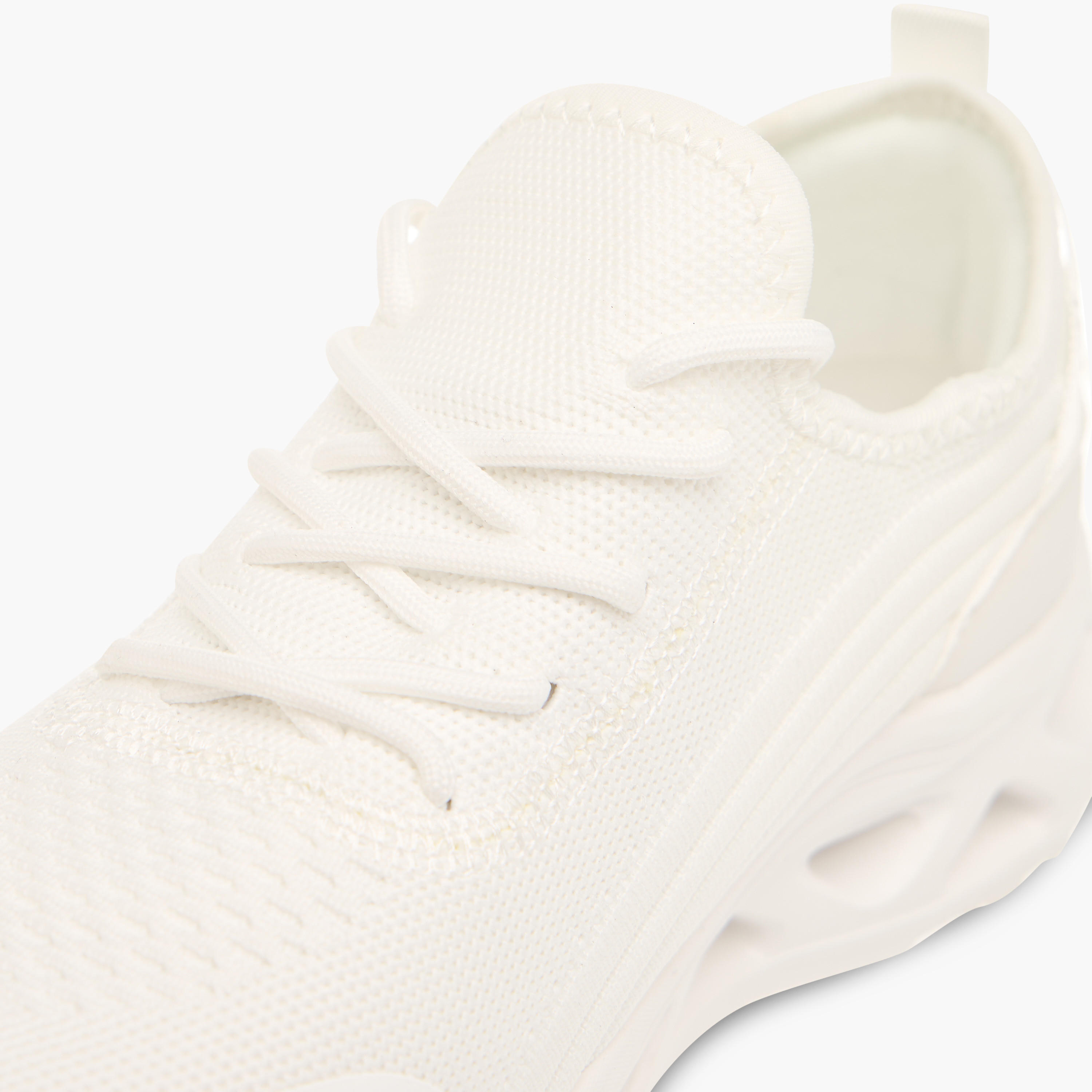 Celeste Women's Mesh Textured Sneakers with Lace-Up Closure-women-shoes-sneakers-image-4