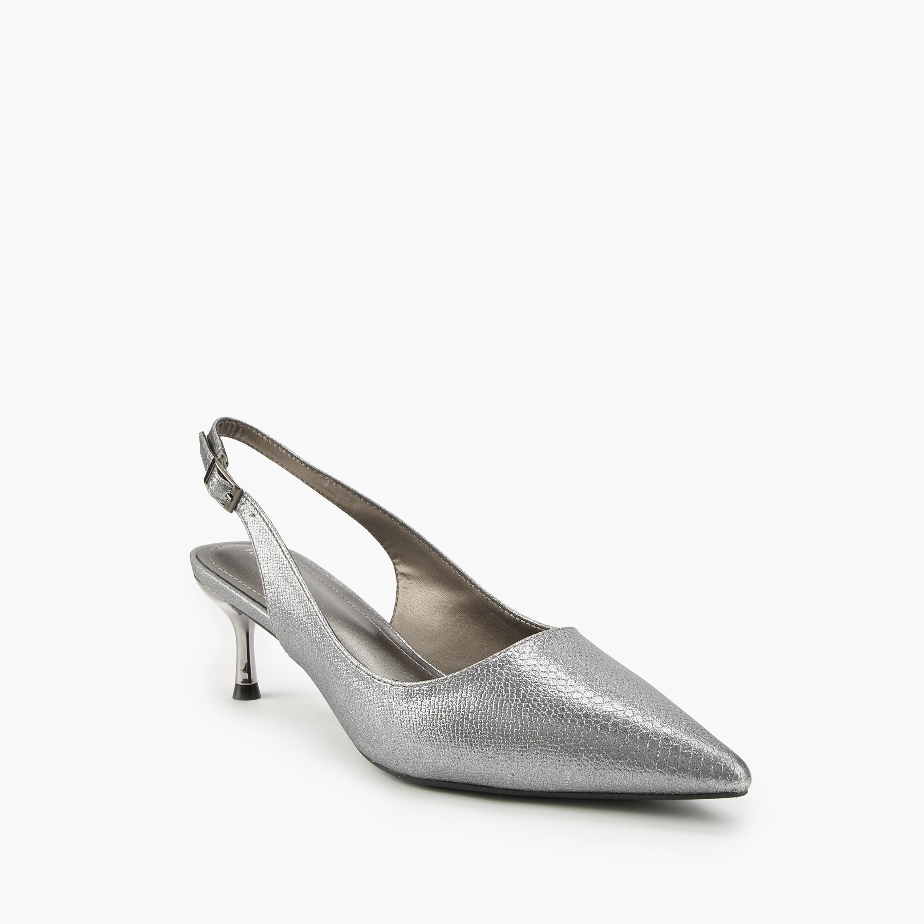حذاء ميتاليك بكعب ستيليتو ومقدمة مدببة من فلورا بيلا-women-shoes-heels-image-3