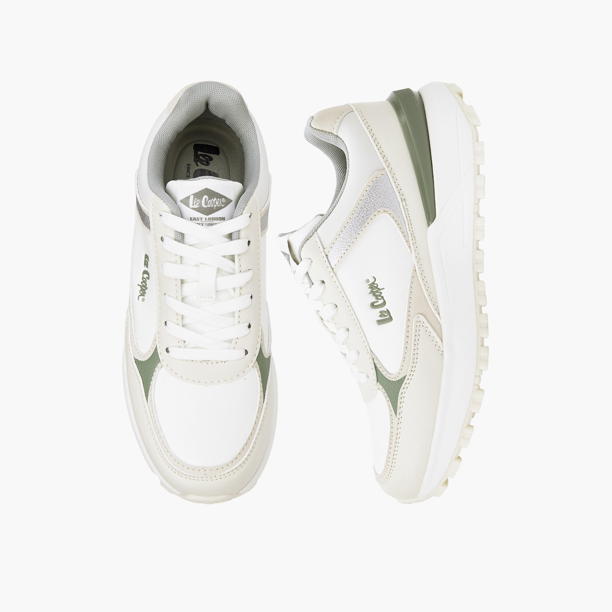 Lee Cooper Women's Colourblock Lace-Up Sneakers-women-shoes-sneakers-image-1