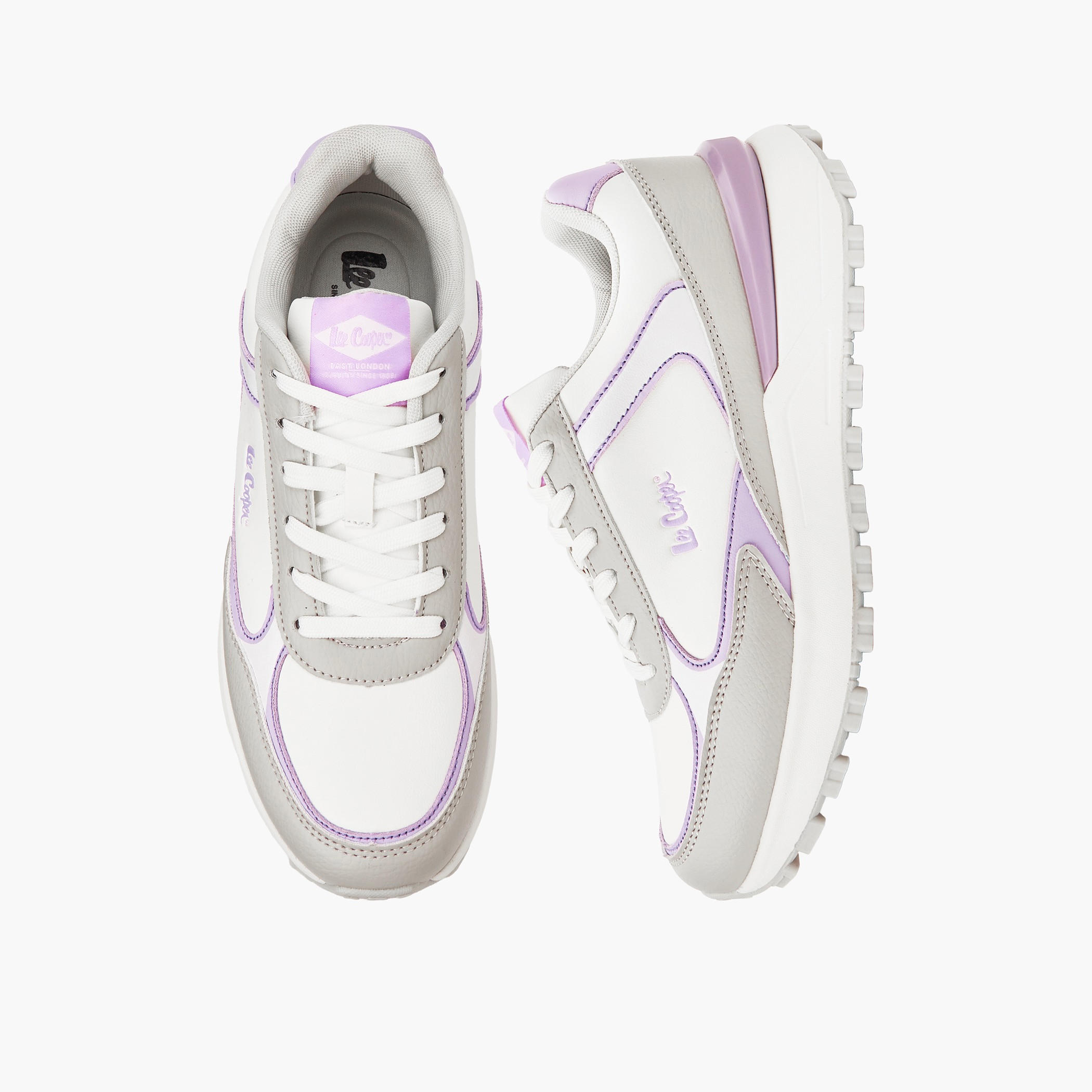 Lee Cooper Women's Colourblock Lace-Up Sneakers-women-shoes-sneakers-image-1