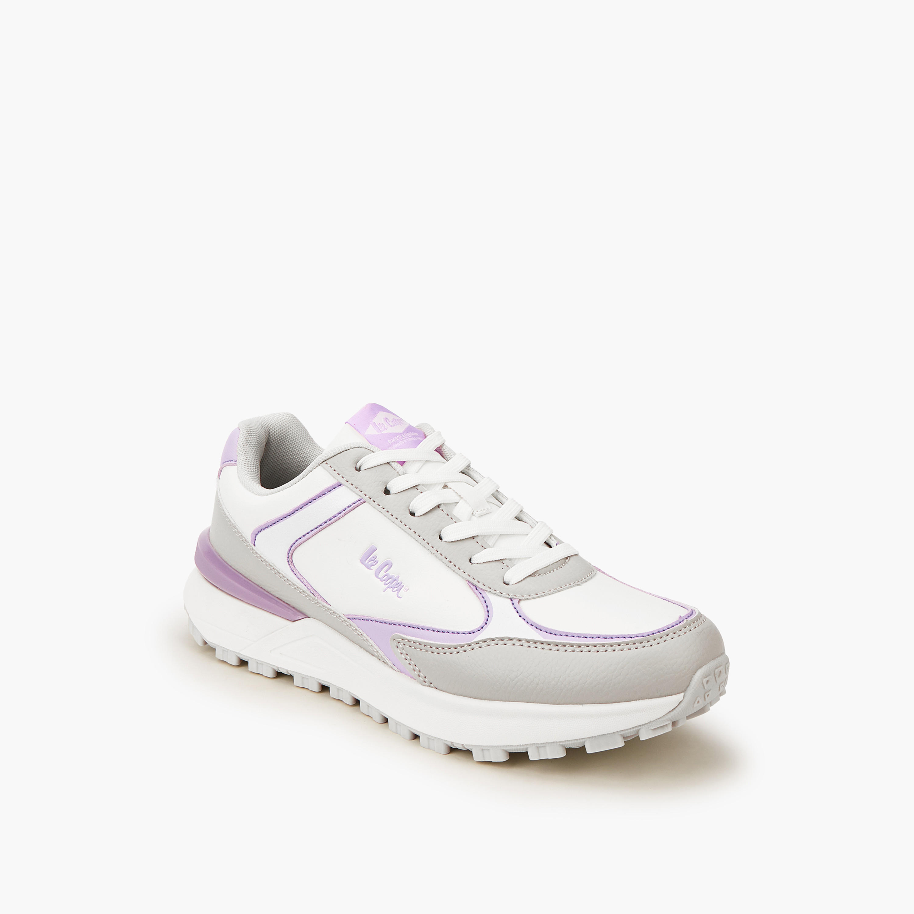Lee Cooper Women's Colourblock Lace-Up Sneakers-women-shoes-sneakers-image-2