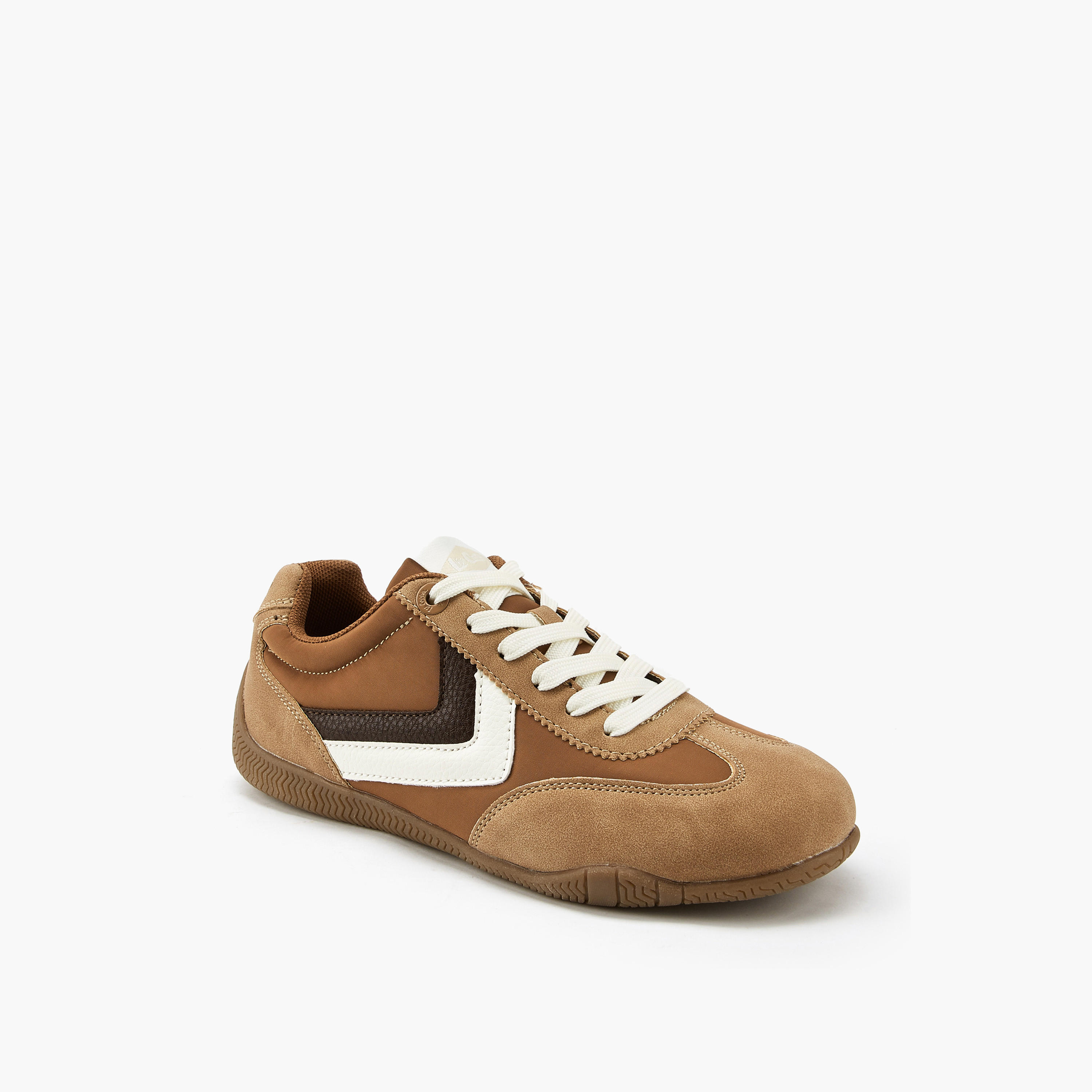 Lee Cooper Women's Panelled Sneakers with Lace-Up Closure-women-shoes-sneakers-image-3