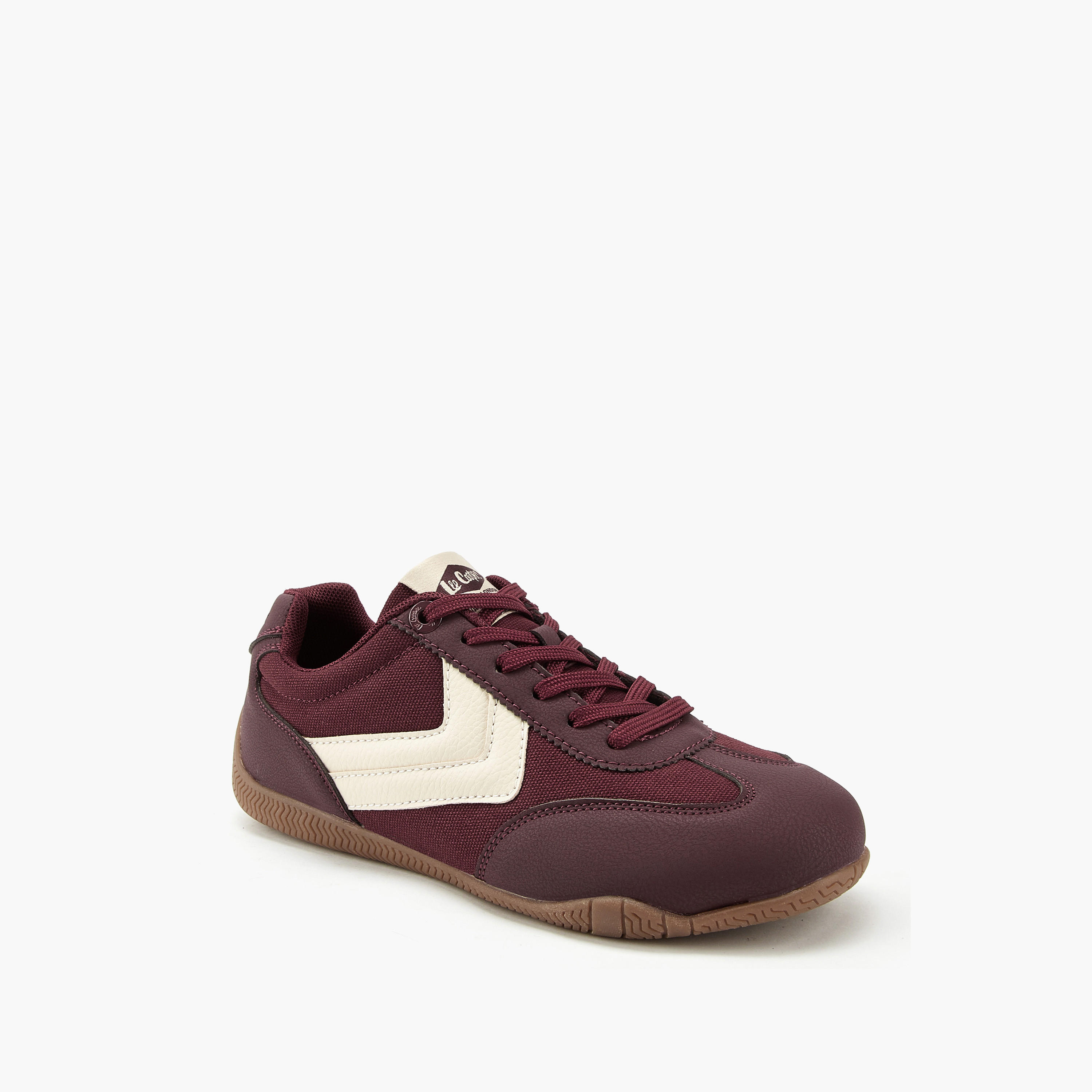Lee Cooper Women's Panelled Sneakers with Lace-Up Closure-women-shoes-sneakers-image-3