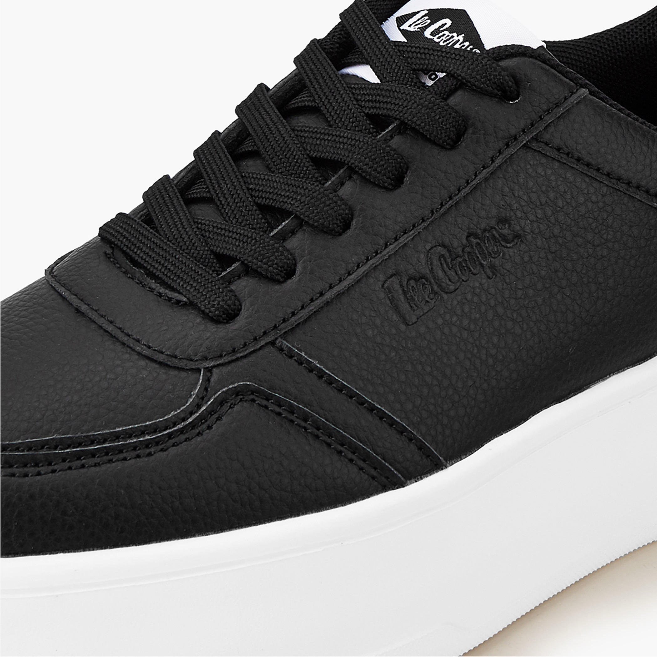 Lee Cooper Women's Solid Lace-Up Sneakers-women-shoes-sneakers-image-4