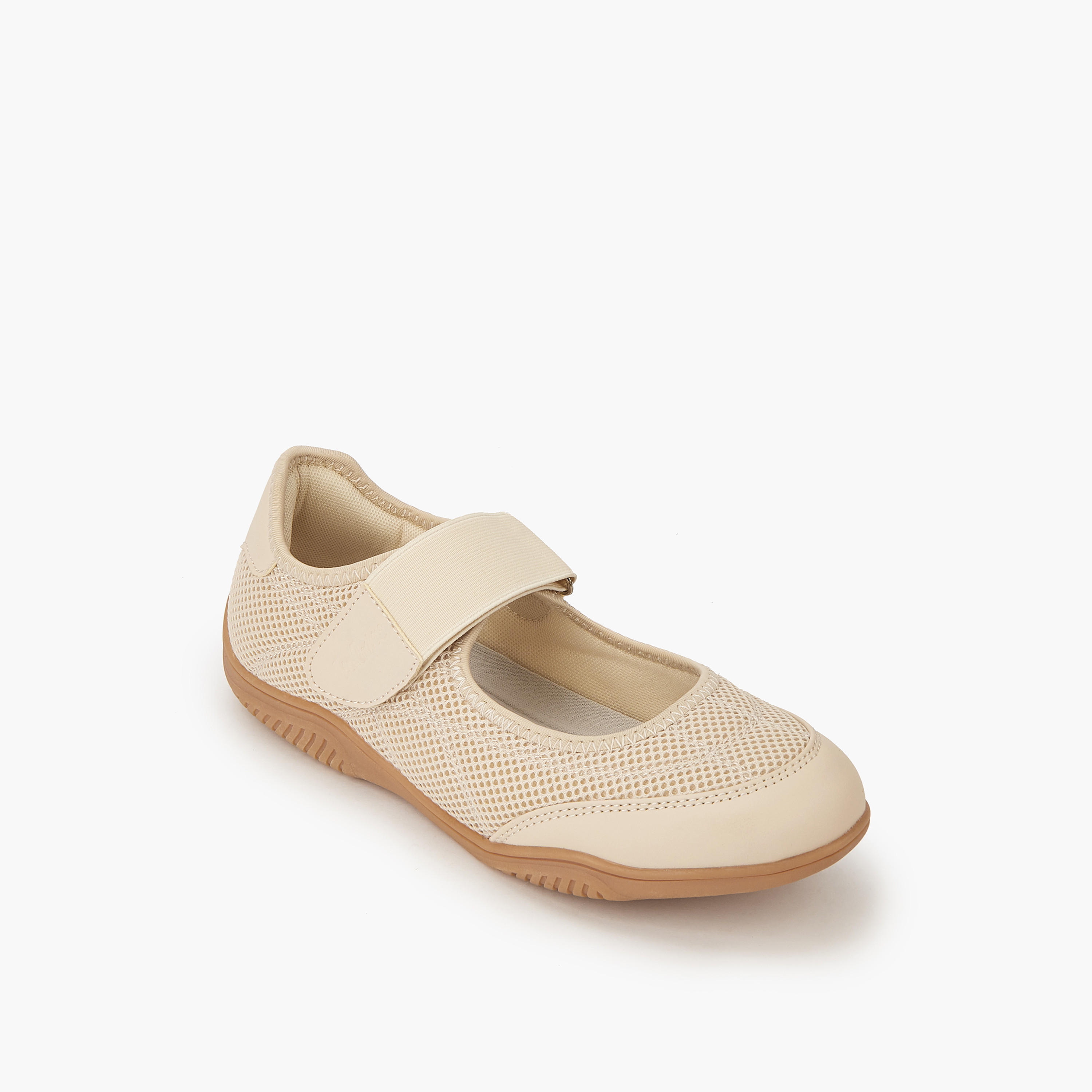Lee Cooper Women's Textured Sneakers with Hook and Loop Closure-women-shoes-sneakers-image-2