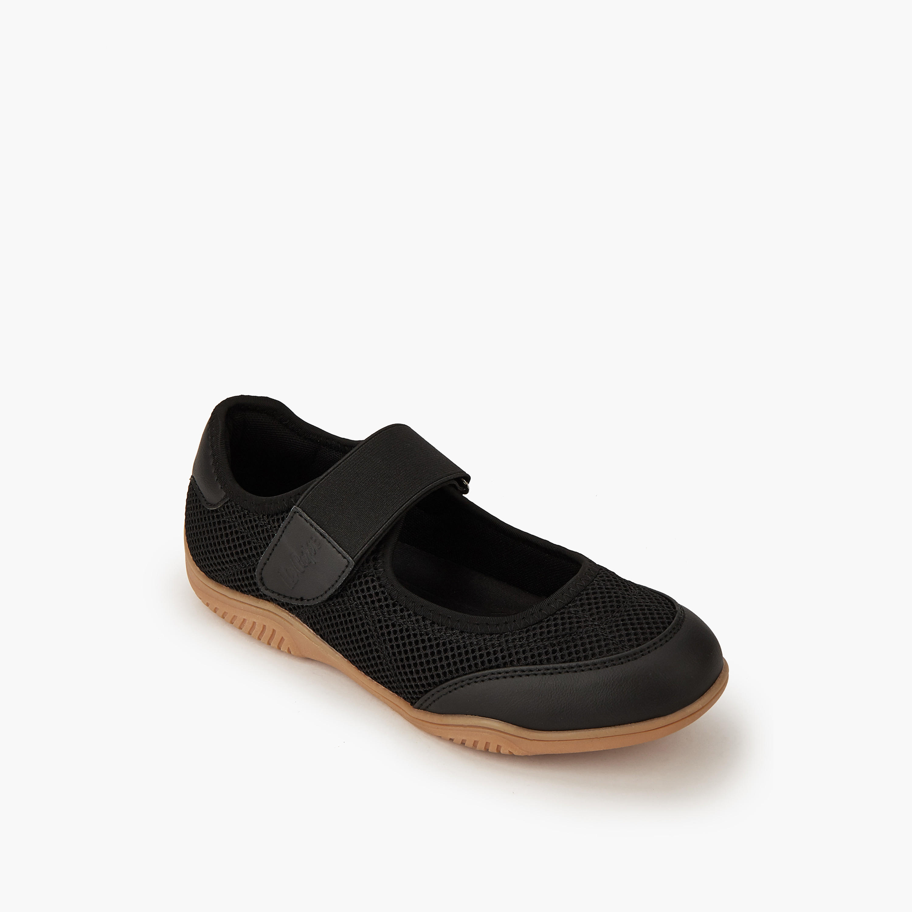 Lee Cooper Women's Textured Sneakers with Hook and Loop Closure-women-shoes-sneakers-image-2