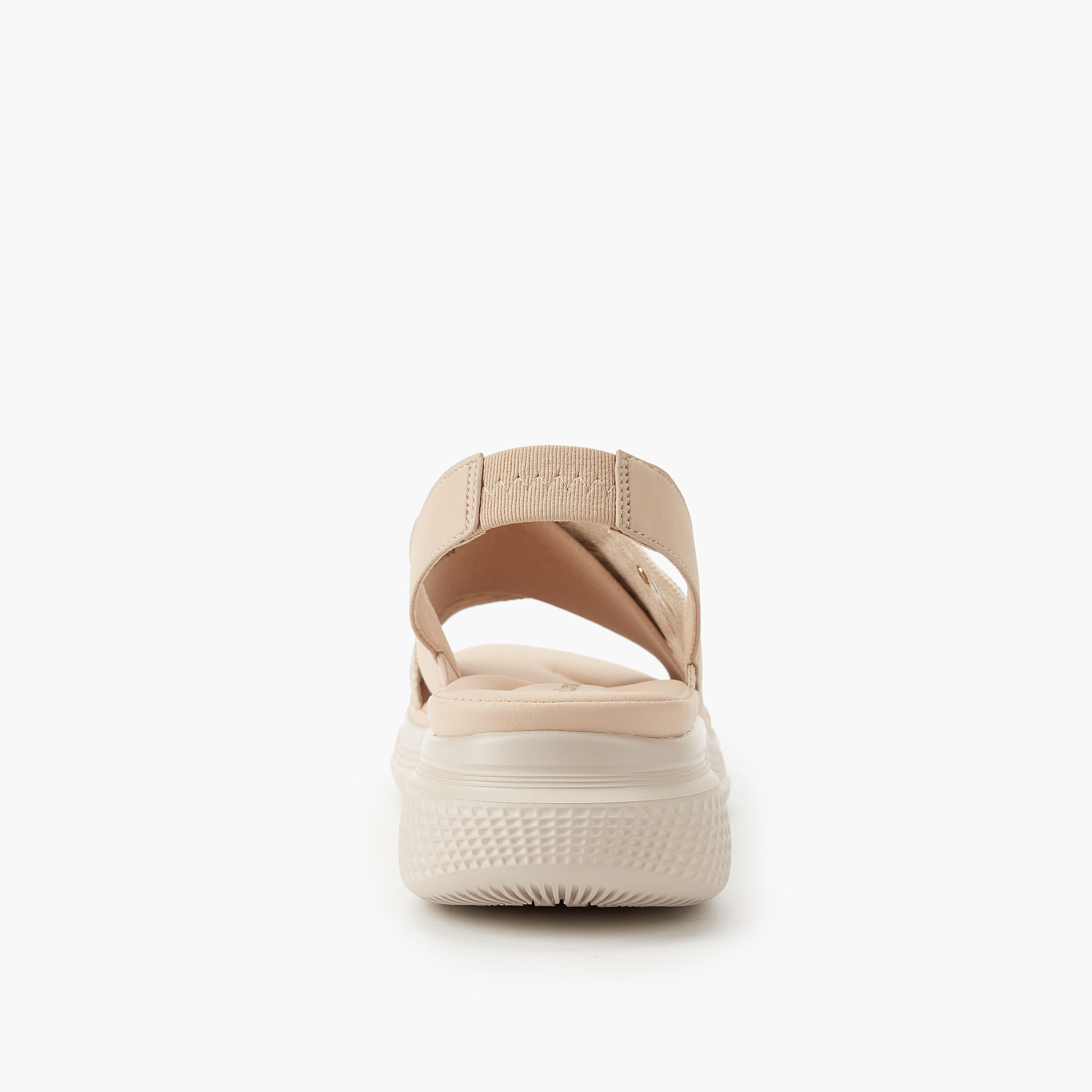 Le Confort Women Knit Textured Cross Strap Sandals-women-shoes-sandals-heeled-image-5
