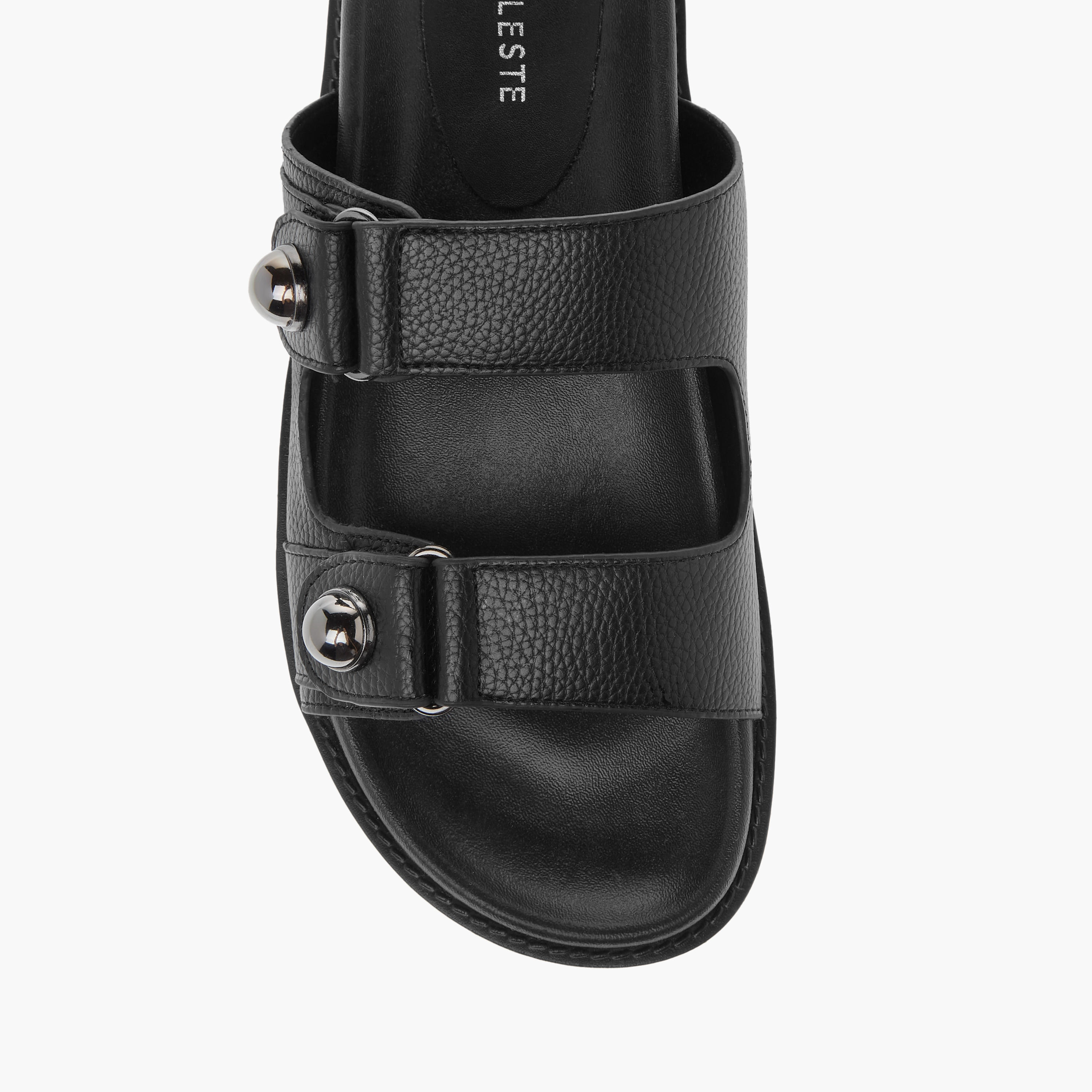 Celeste Women's Textured Slip-On Sandals-women-shoes-flats-sandals-image-3