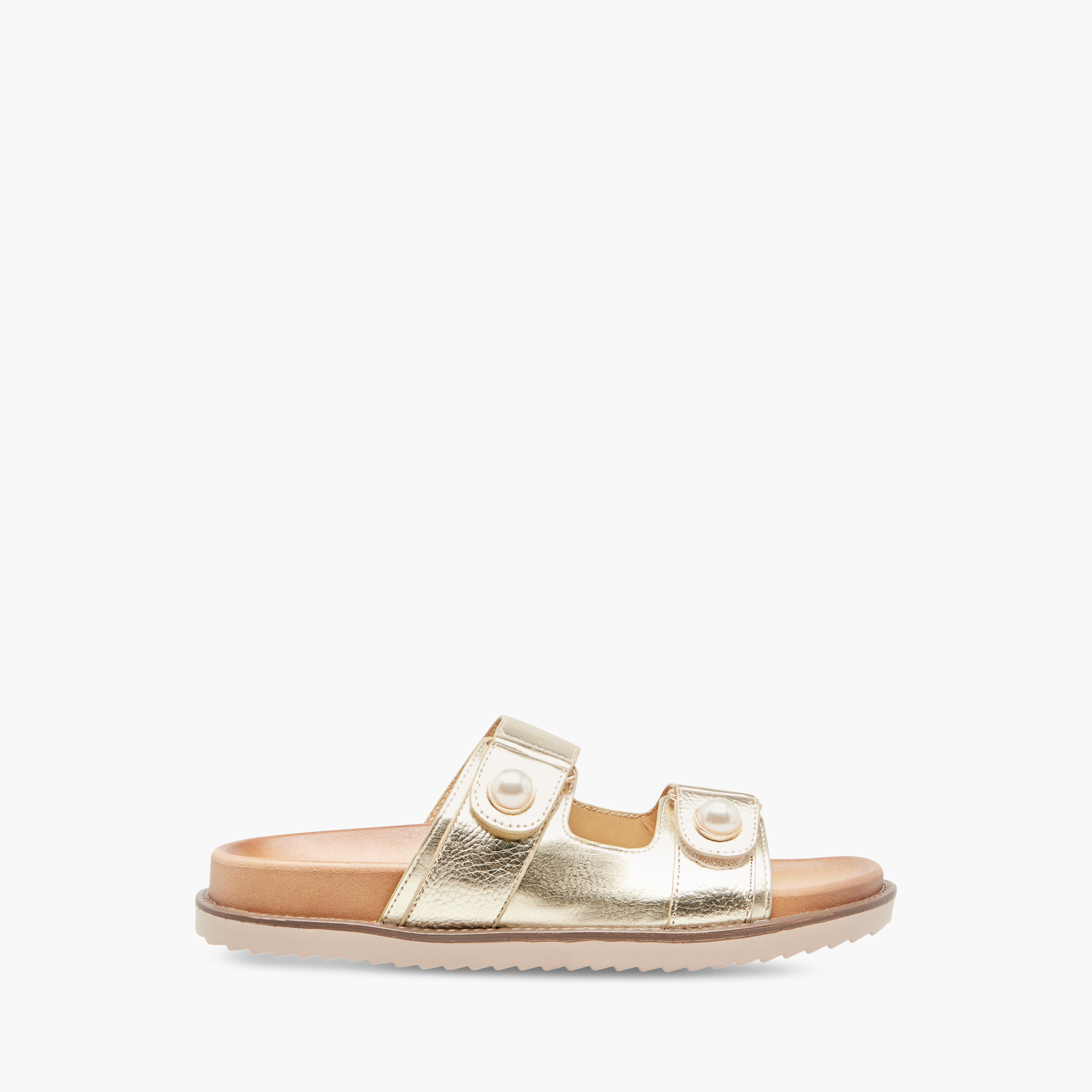 Celeste Women's Textured Slip-On Sandals-women-shoes-flats-sandals-image-2