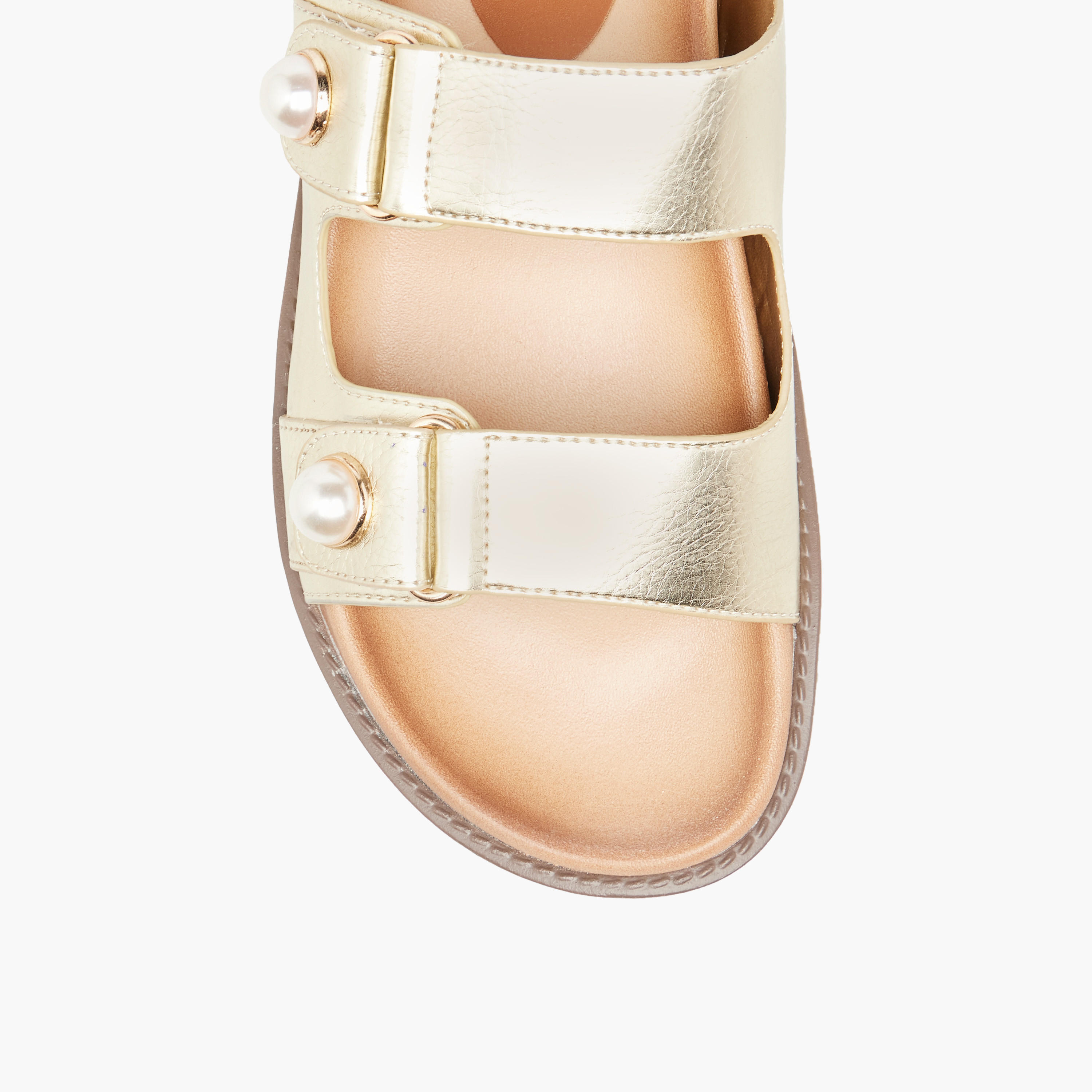 Celeste Women's Textured Slip-On Sandals-women-shoes-flats-sandals-image-3