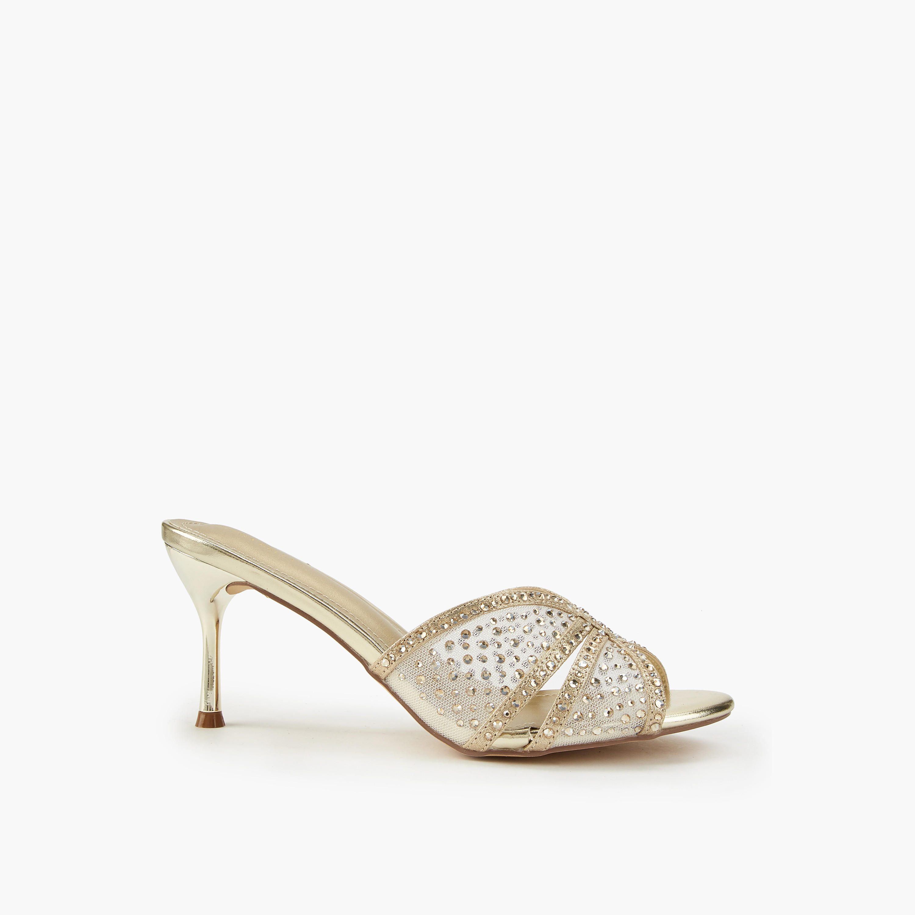 Flora Bella Embellished Slip-On Sandals with Stiletto Heels-women-shoes-sandals-heeled-image-2