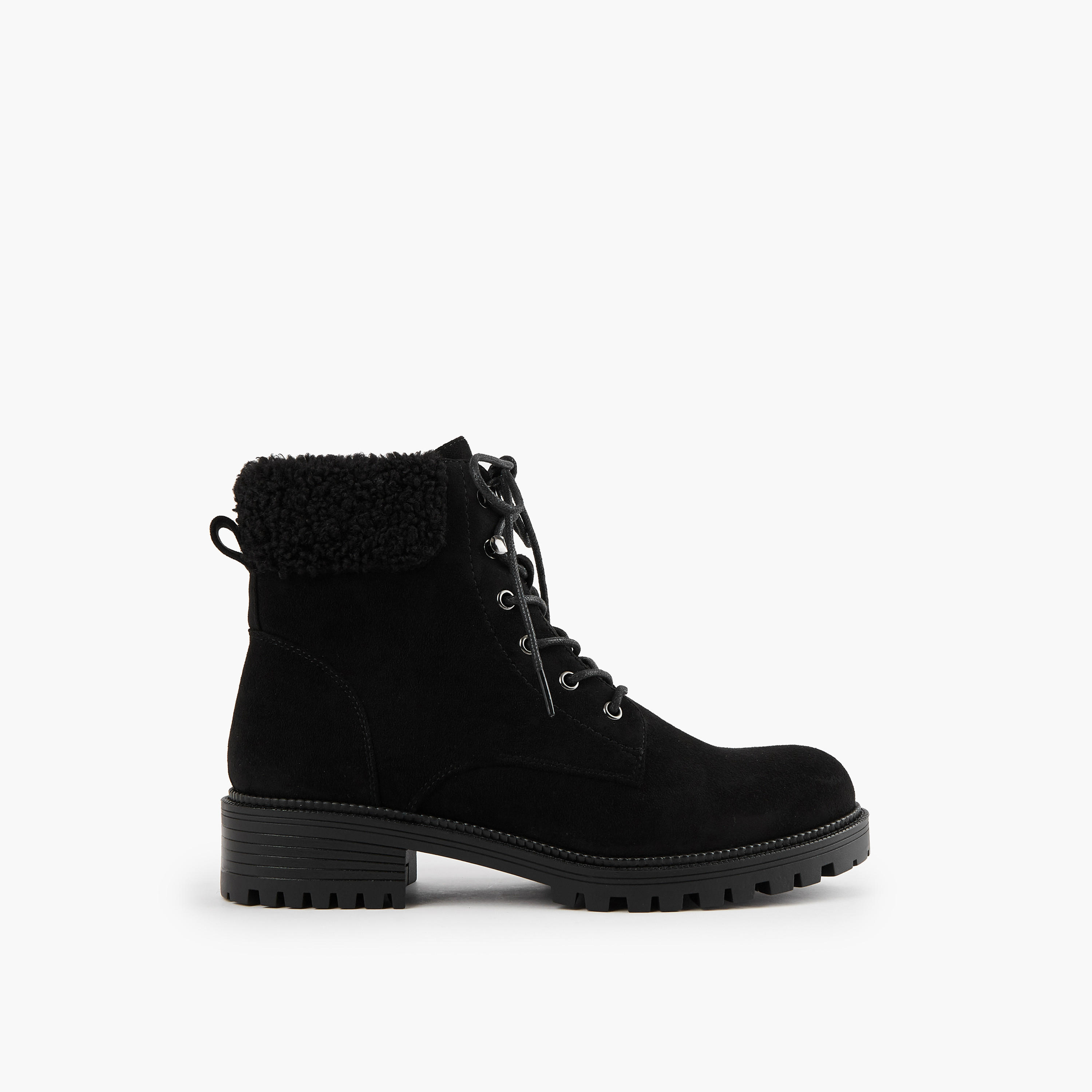 Lee Cooper Women's Solid Ankle Boots with Zip Closure-women-shoes-boots-image-3