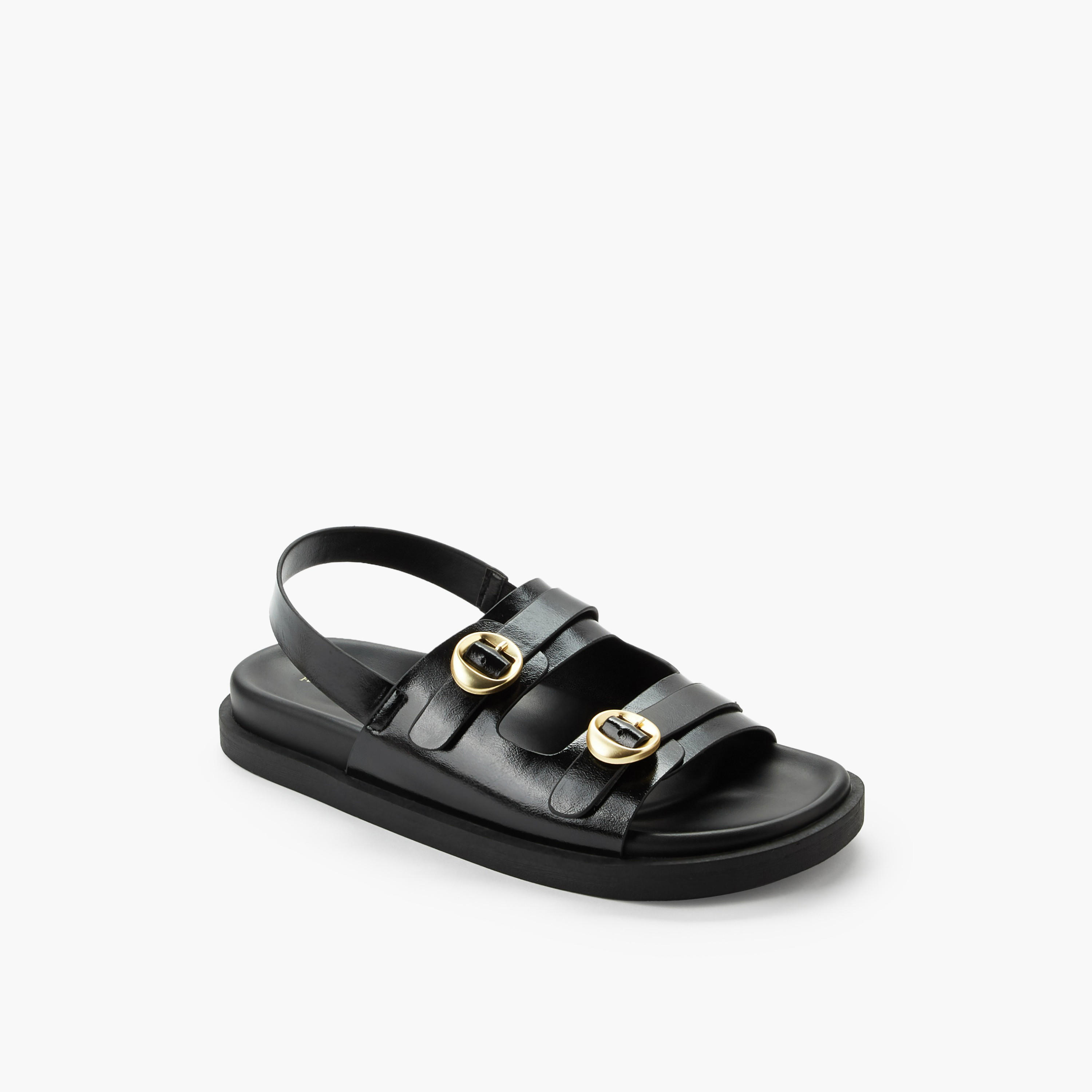 Flora Bella Women Buckle Detail Sandals-women-shoes-flats-sandals-image-2