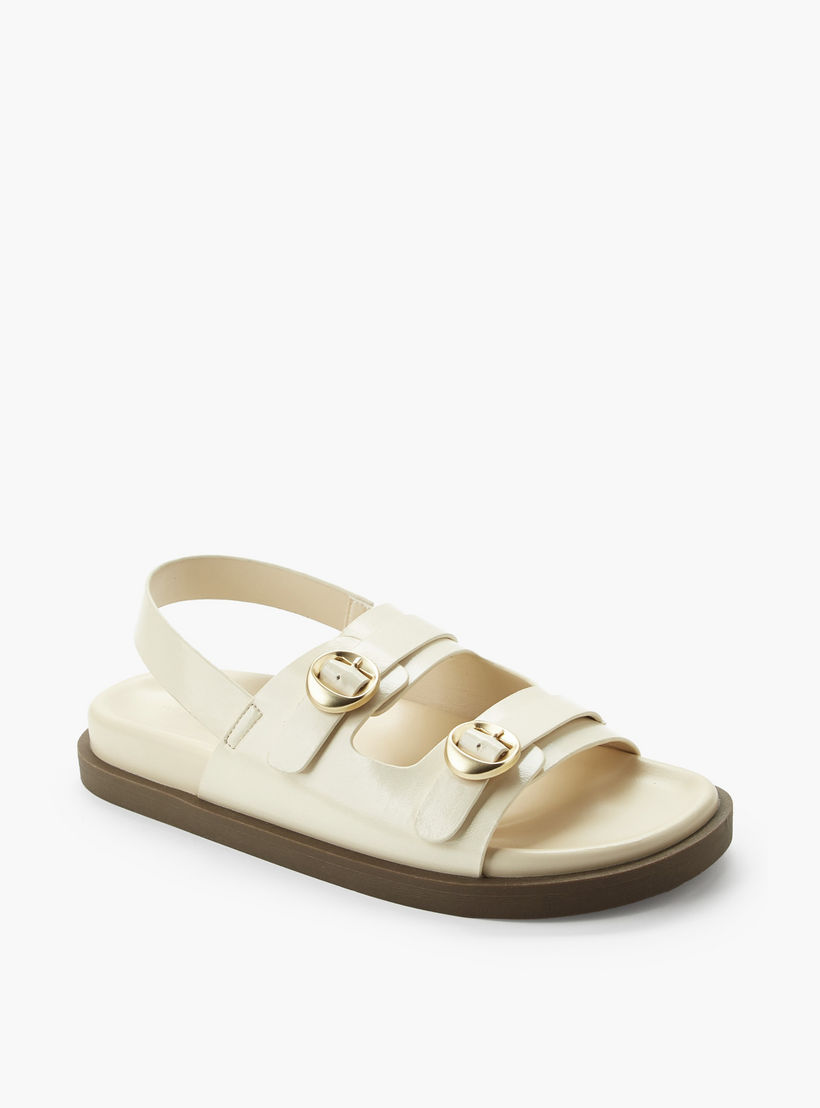 Flora Bella Women Buckle Detail Sandals-women-shoes-flats-sandals-image-2