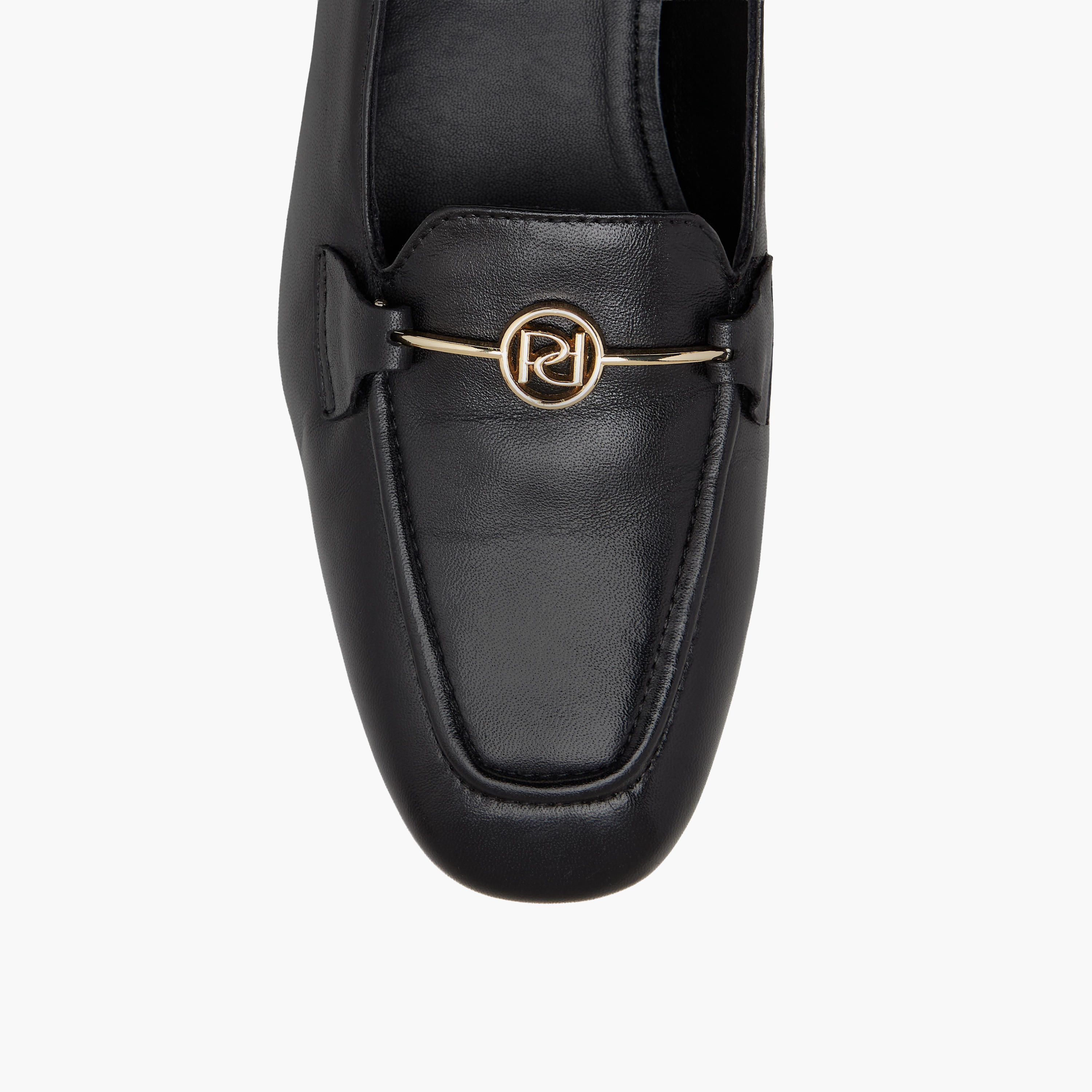 Paprika Buckle Detail Loafers with Block Heels-women-shoes-loafersandmoccasins-image-4