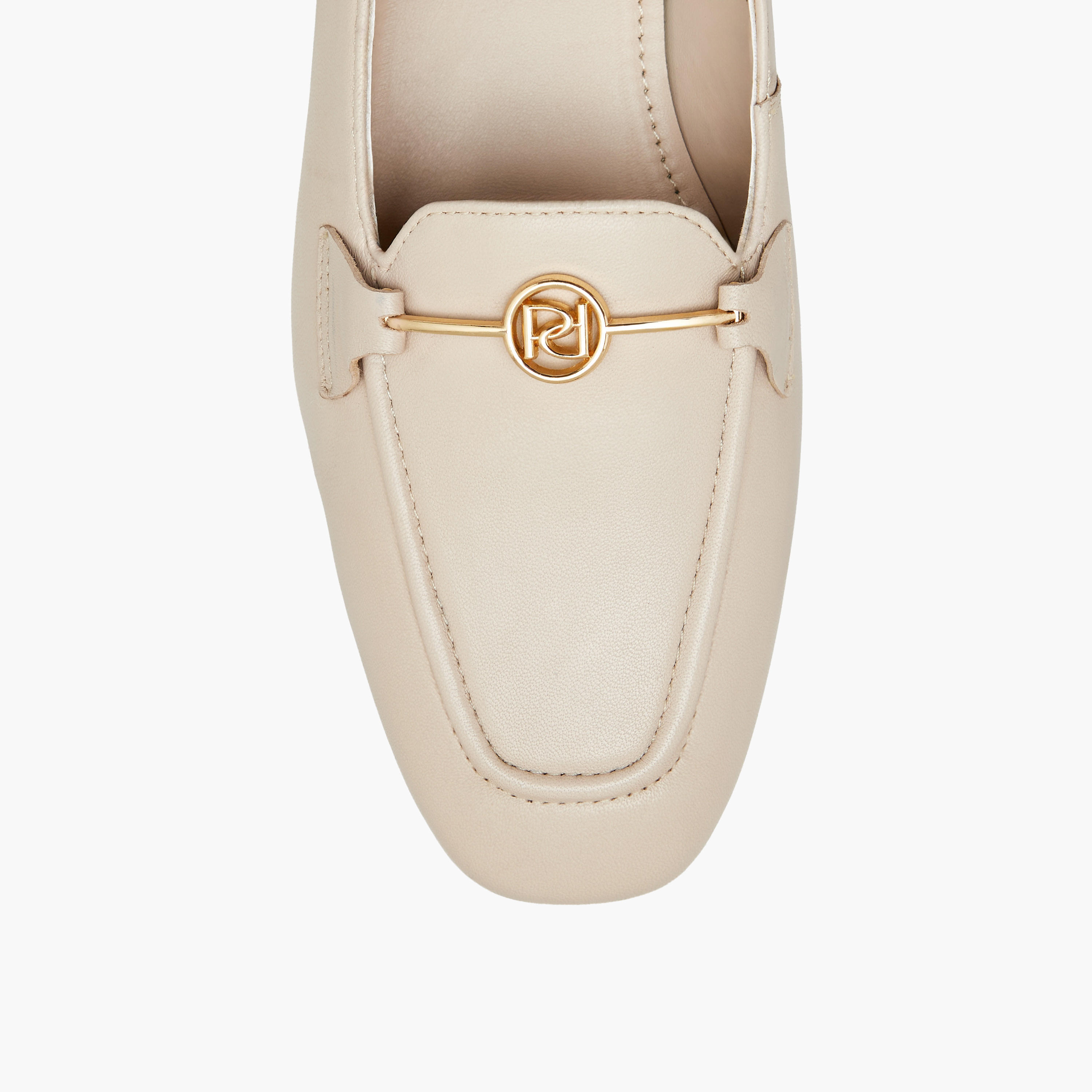 Paprika Buckle Detail Loafers with Block Heels-women-shoes-loafersandmoccasins-image-4