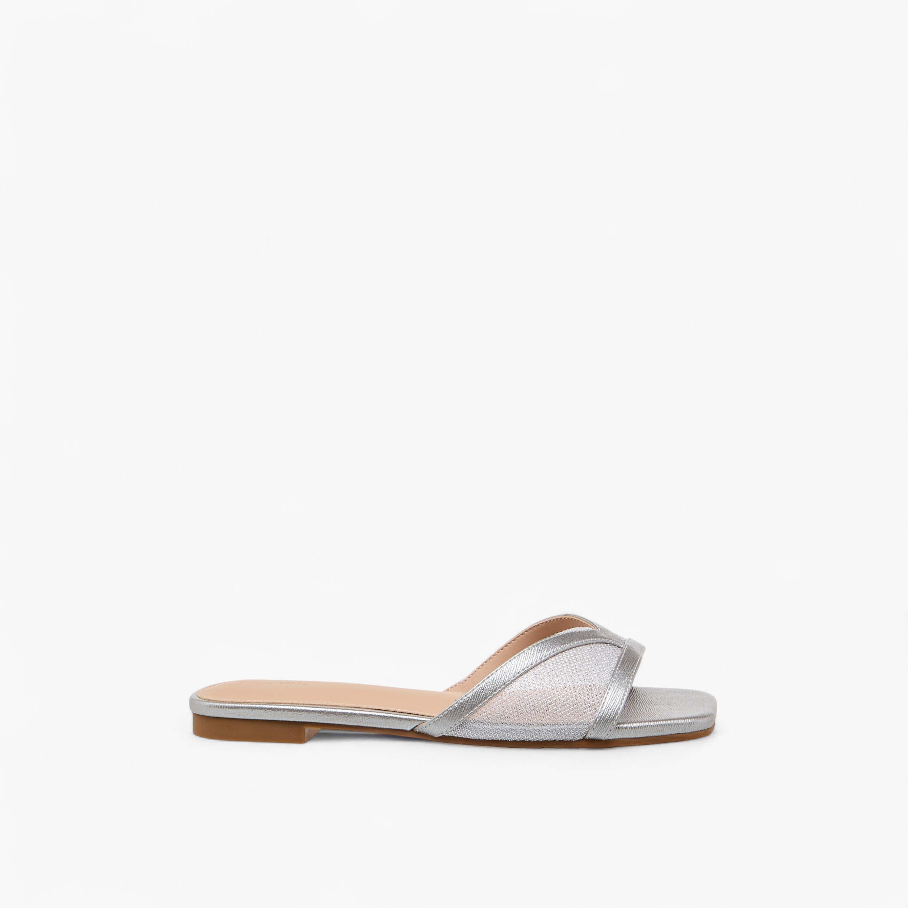 Floral Bella Women Mesh Panel Slide Sandals-women-shoes-flats-sandals-image-3