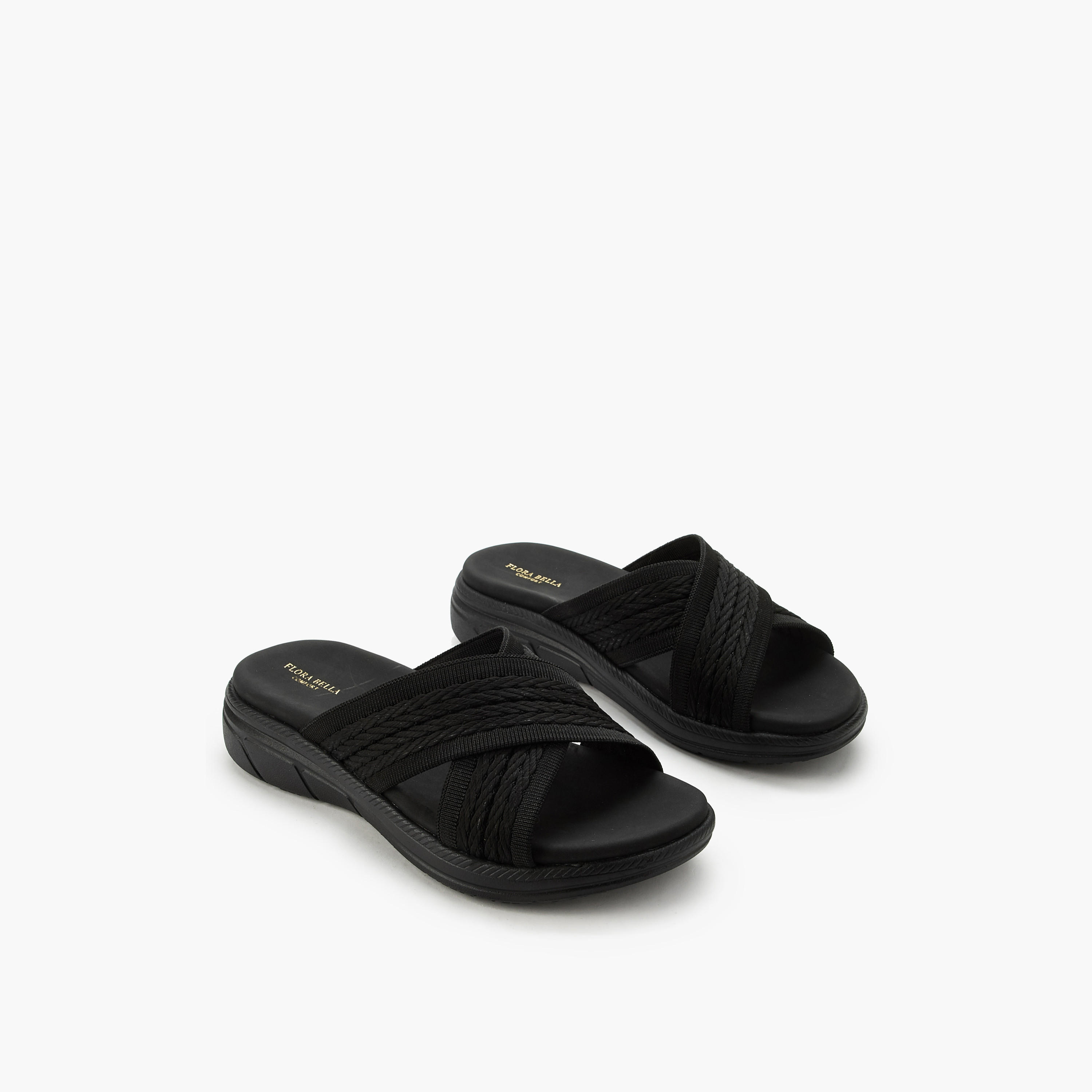 Flora Bella Women Textured Comfort Sandals-women-shoes-flats-sandals-image-1