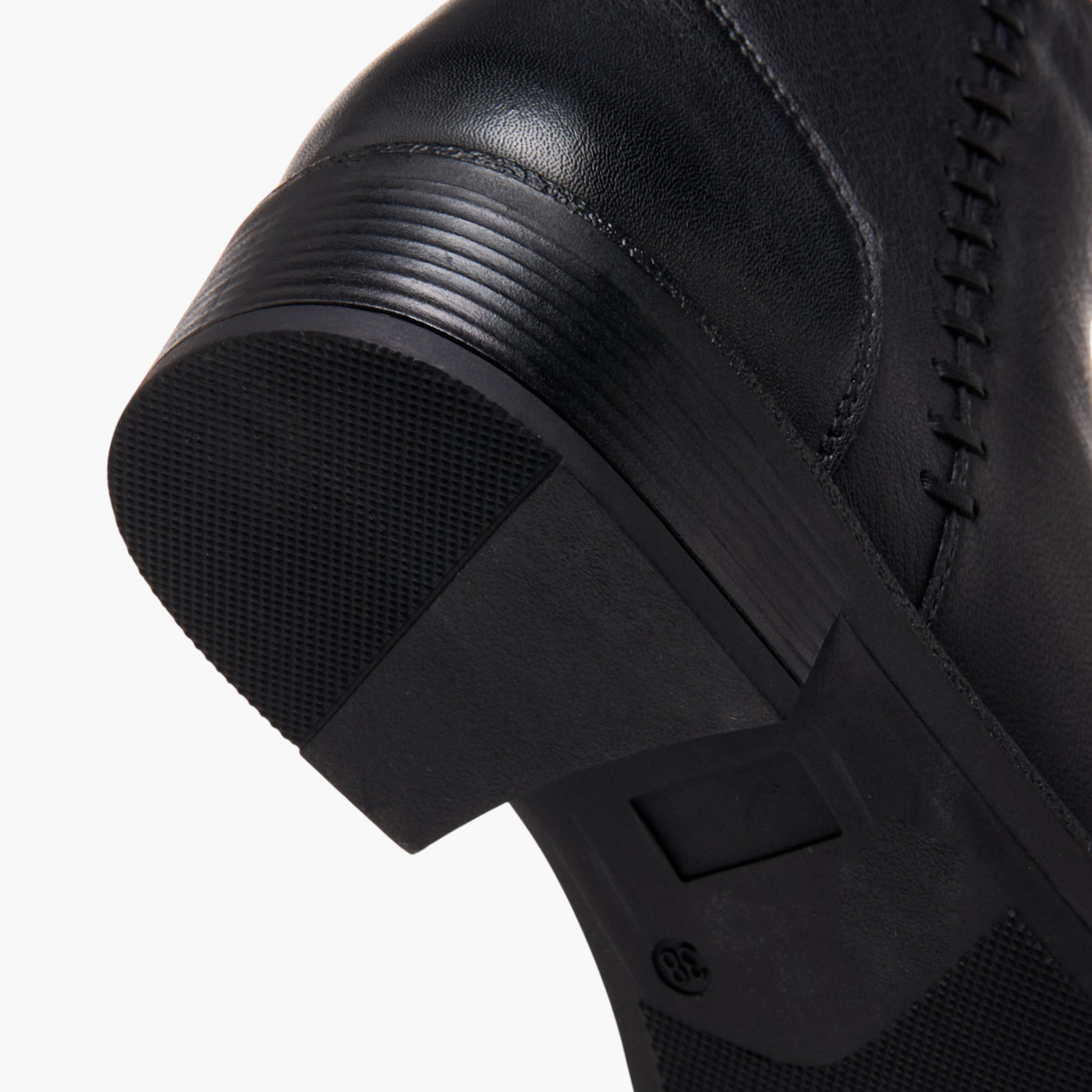 Paprika Women Leather Ankle Boots with Block Heel-women-shoes-boots-image-5