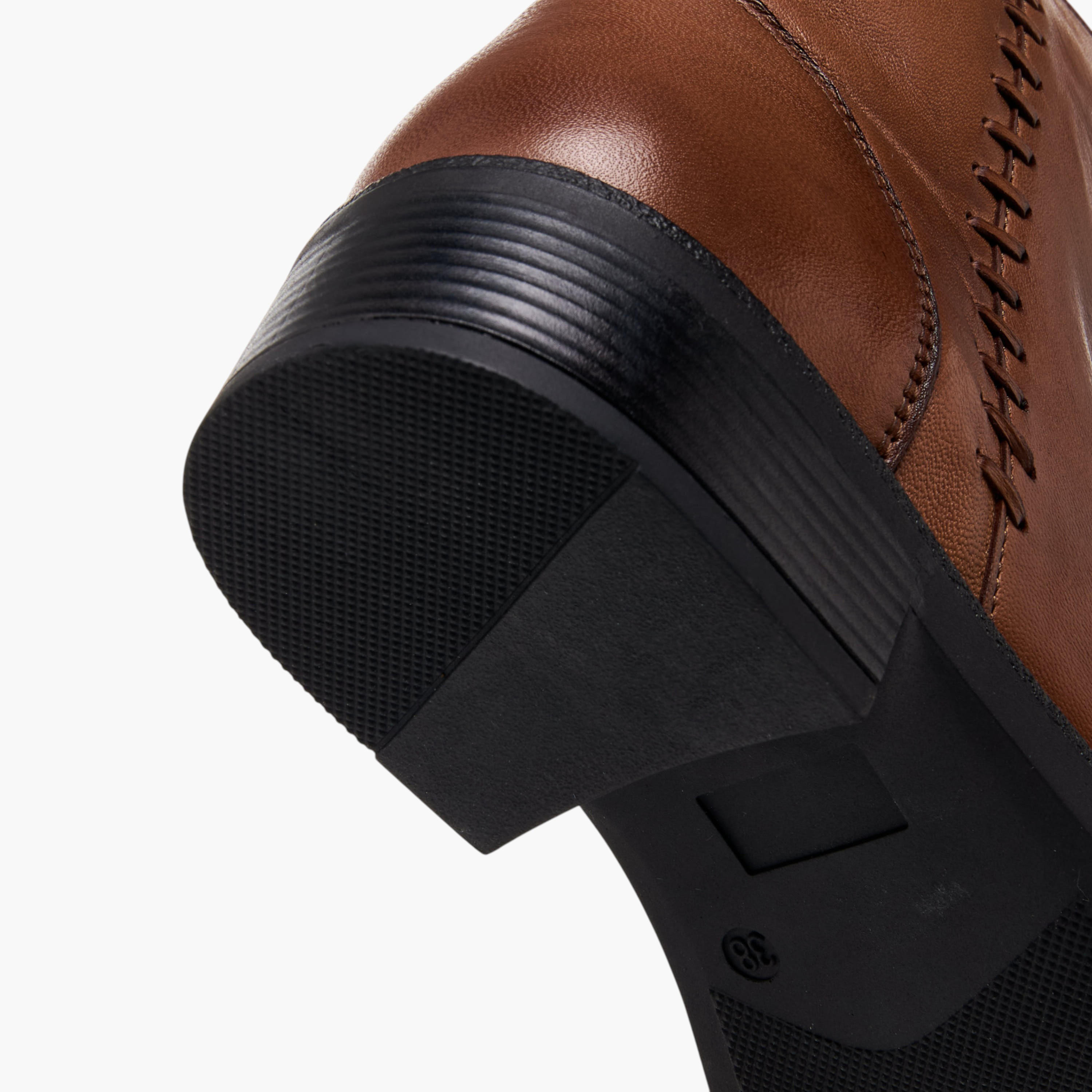 Paprika Women Leather Ankle Boots with Block Heel-women-shoes-boots-image-5