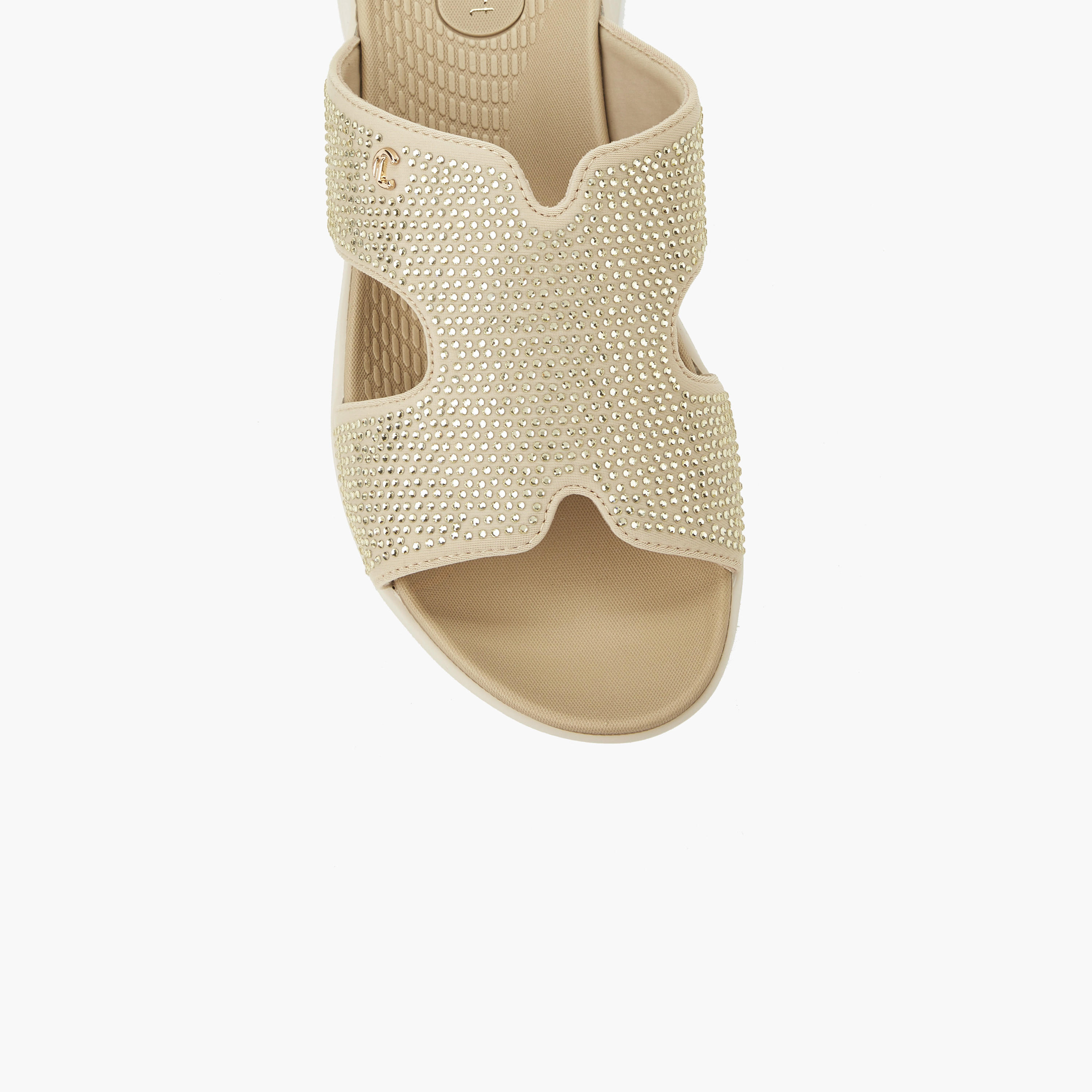 Le Confort Women Embellished Slide Sandals-women-shoes-sandals-heeled-image-4