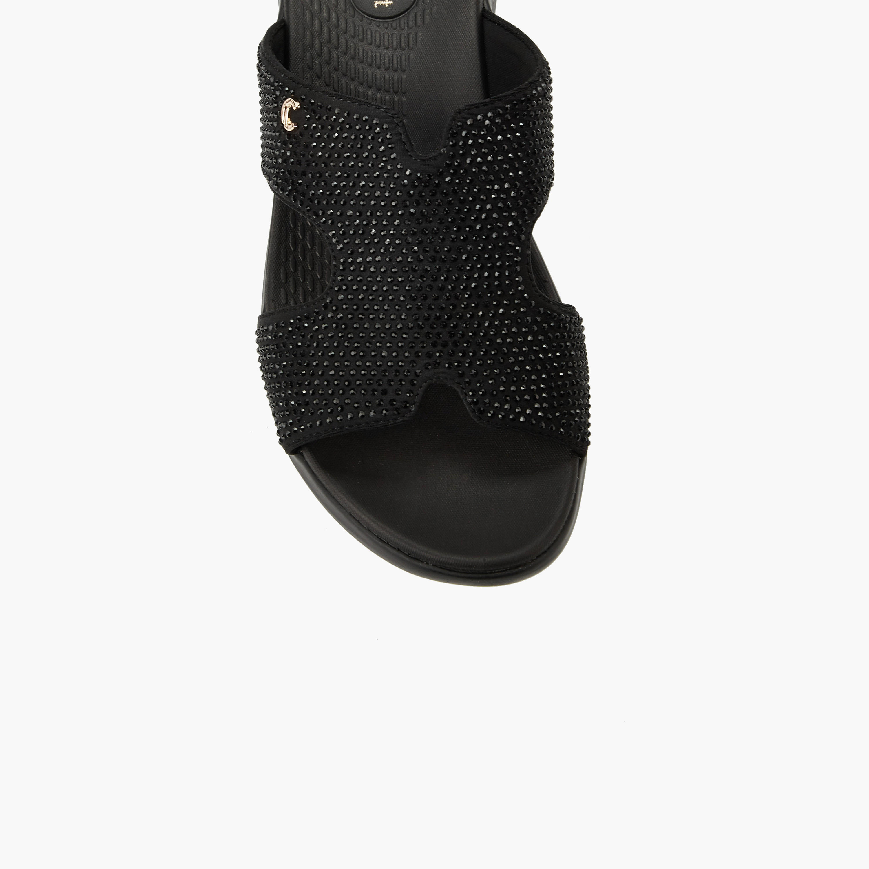 Le Confort Women Embellished Slide Sandals-women-shoes-sandals-heeled-image-4