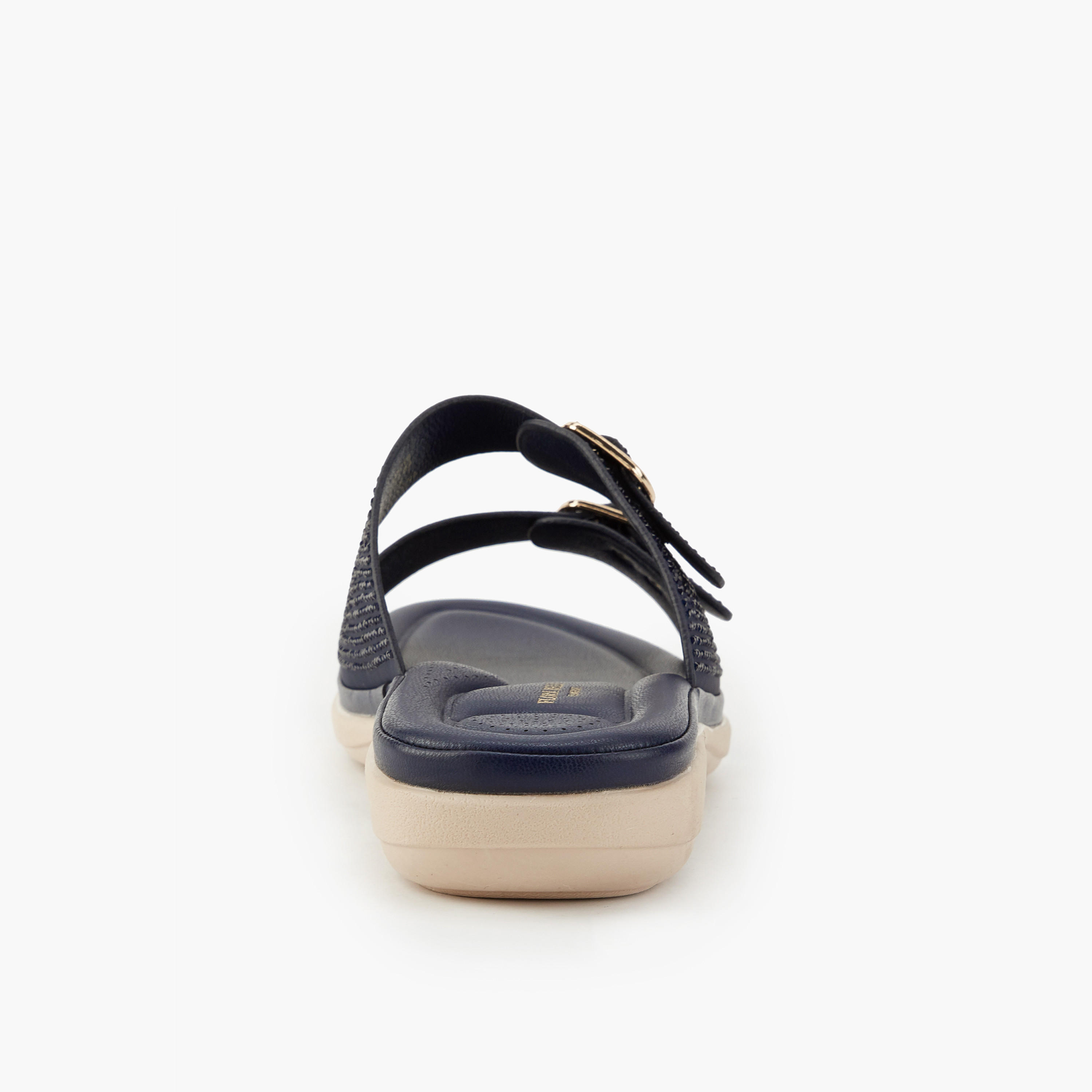 Flora Bella Embellished Buckle Detail Slip-On Sandals-women-shoes-flats-sandals-image-5