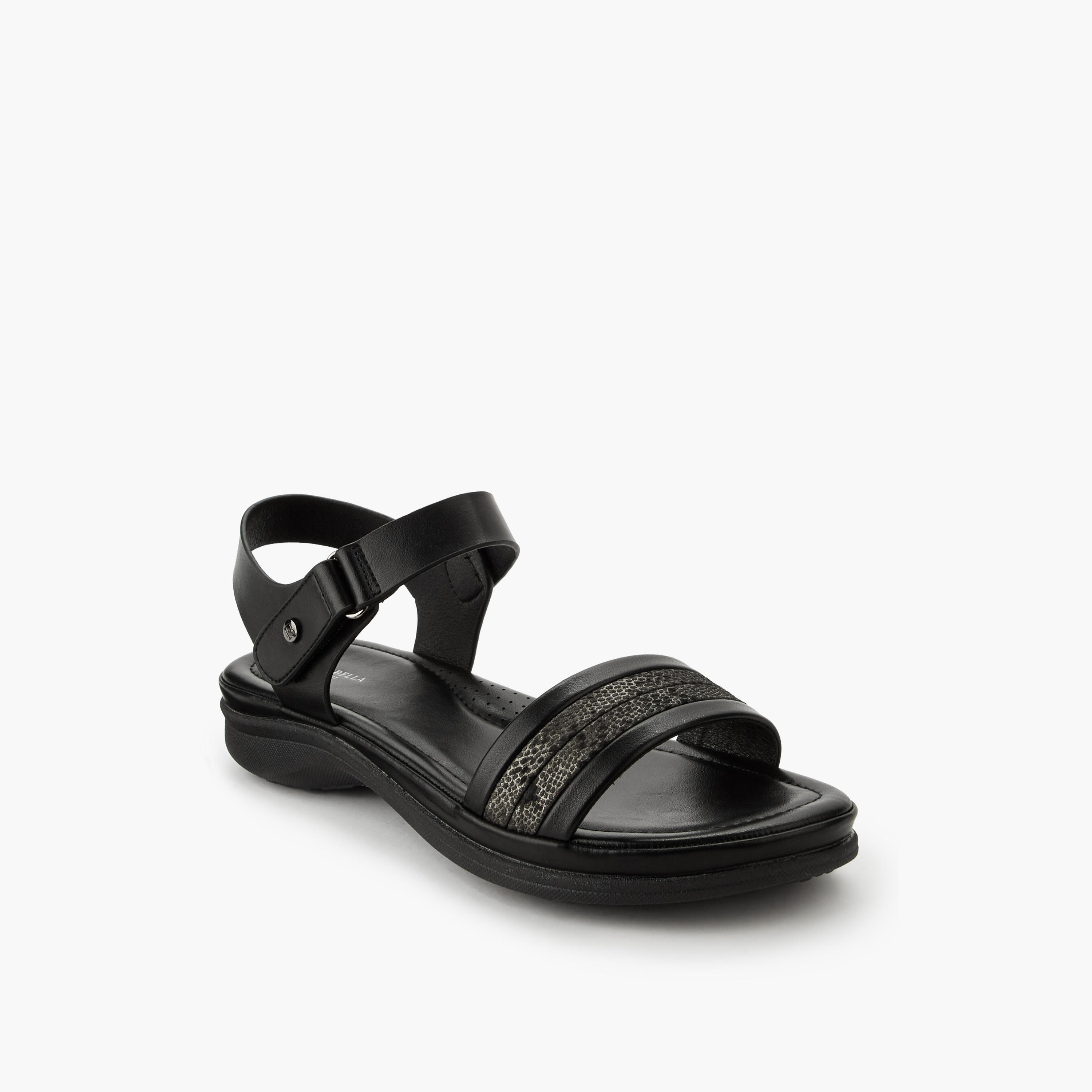 Flora Bella Women Textured Hook and Loop Sandals-women-shoes-flats-sandals-image-2