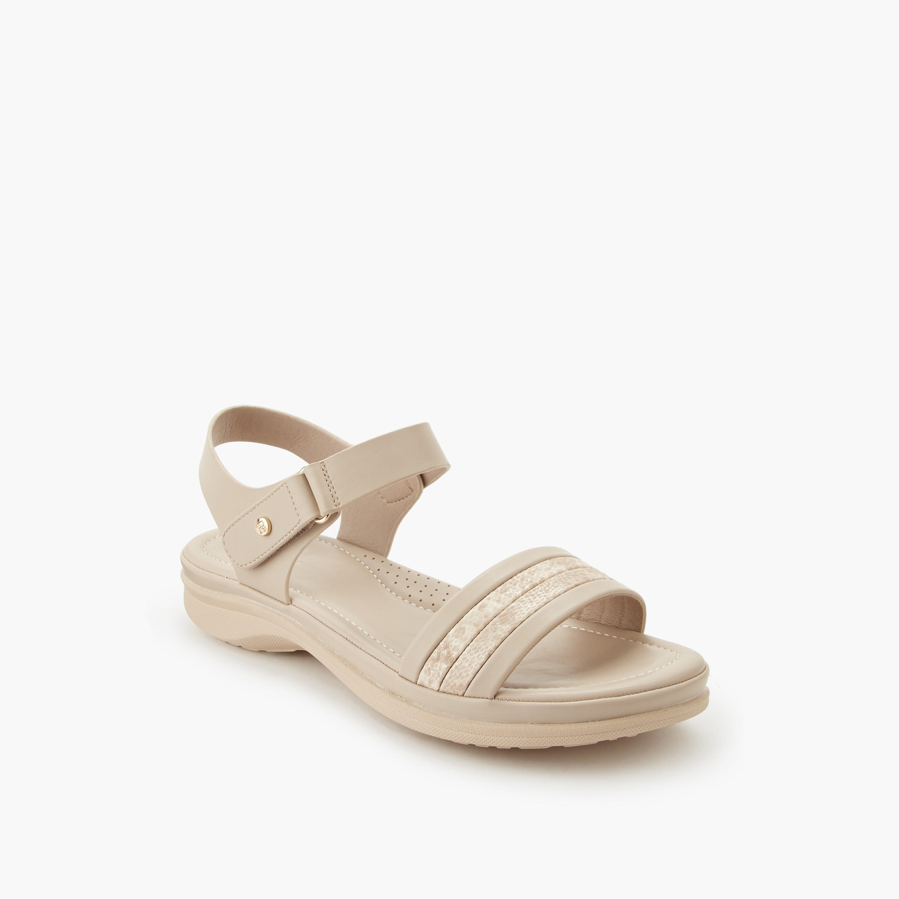 Flora Bella Women Textured Hook and Loop Sandals-women-shoes-flats-sandals-image-2