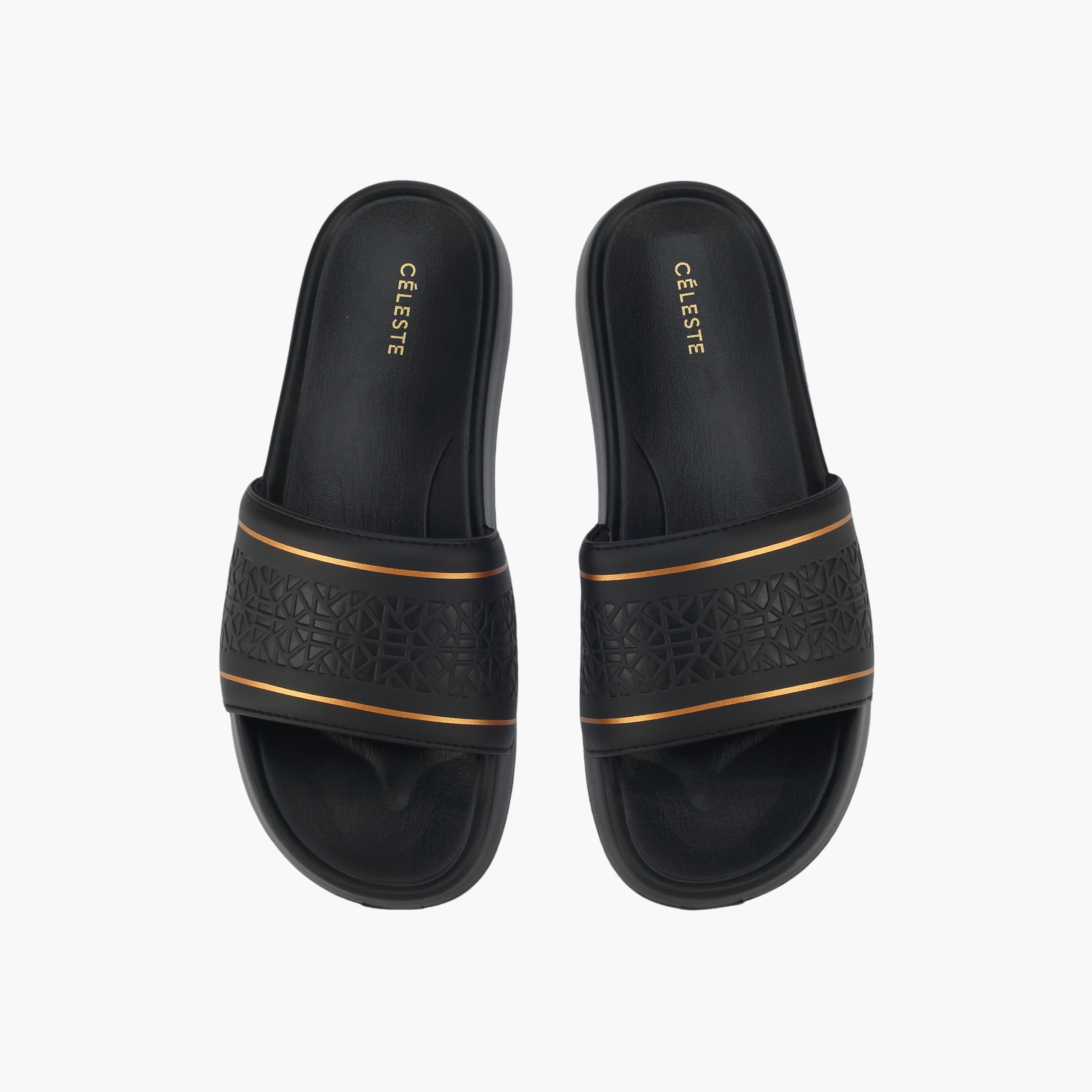 Celeste Women Embossed Slides-women-shoes-flipflopsandslides-image-1