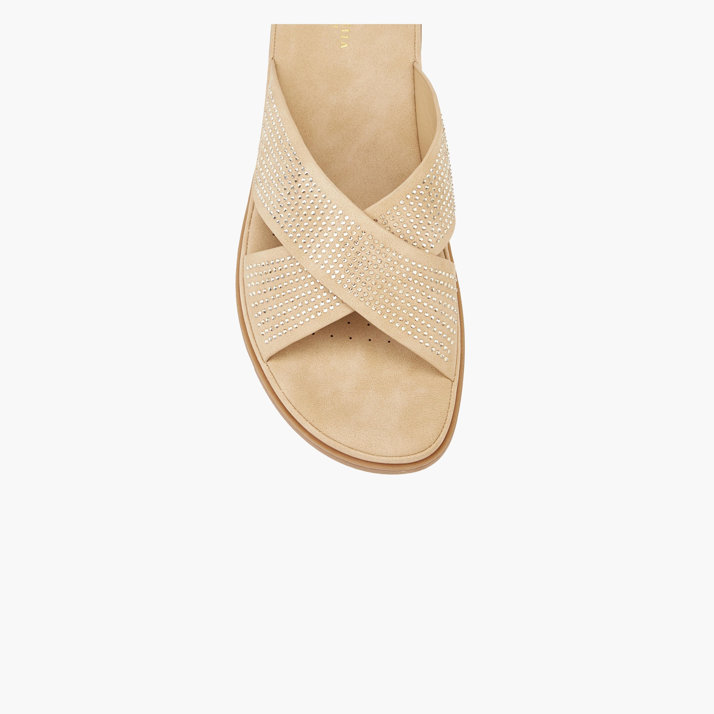 Flora Bella Embellished Slip-On Cross Strap Sandals-women-shoes-flats-sandals-image-4