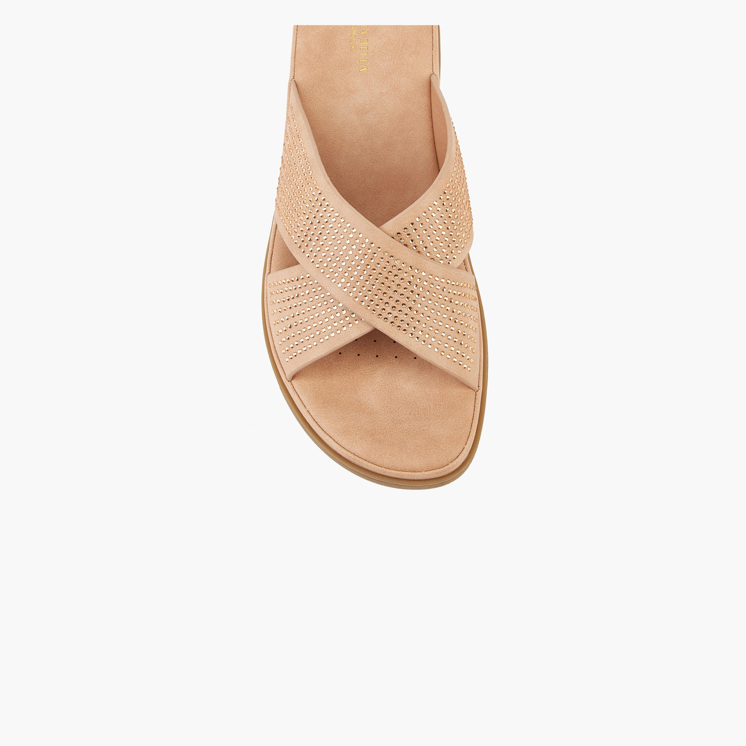 Flora Bella Embellished Slip-On Cross Strap Sandals-women-shoes-flats-sandals-image-4