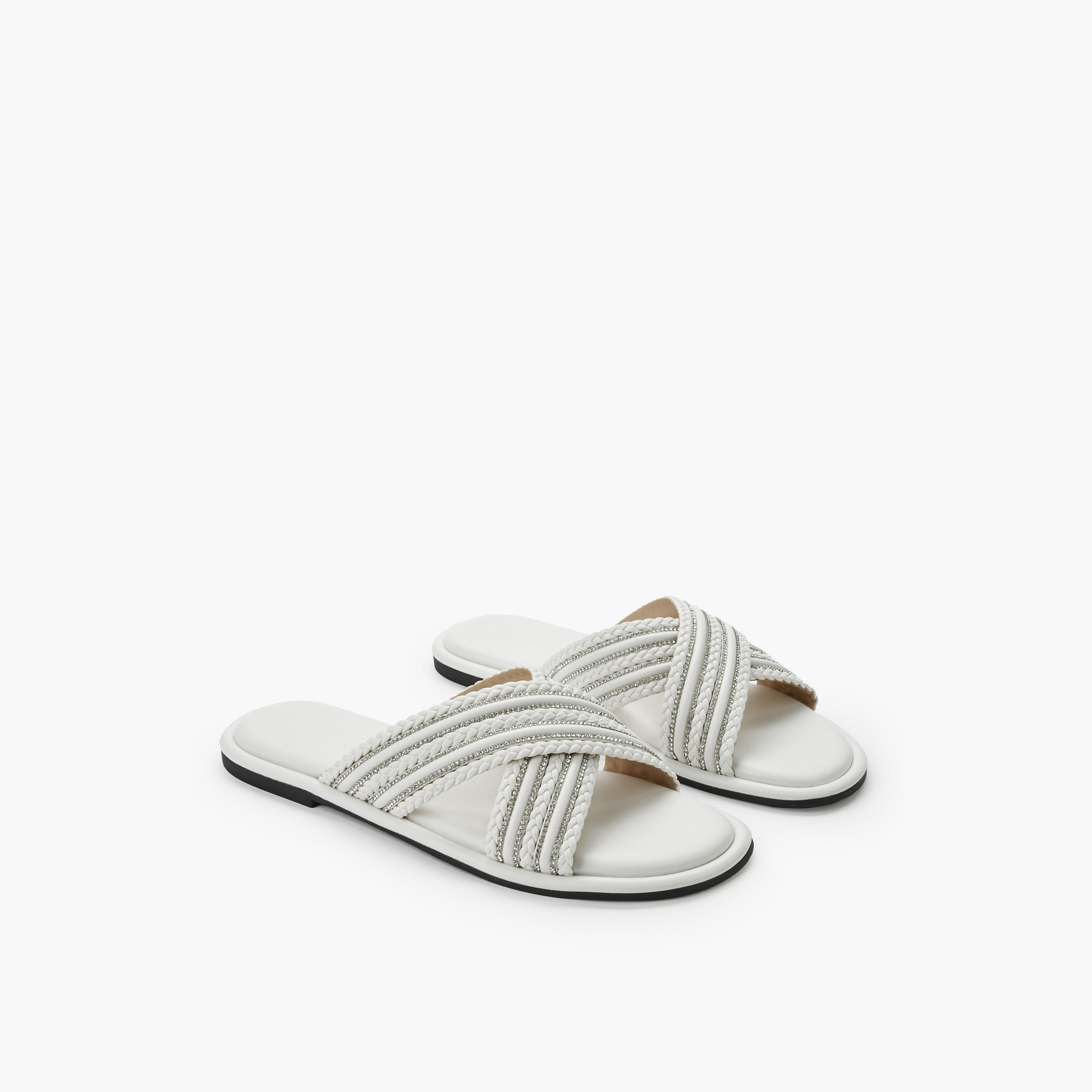 Flora Bella Women Embellished Cross Strap Sandals-women-shoes-flats-sandals-image-1